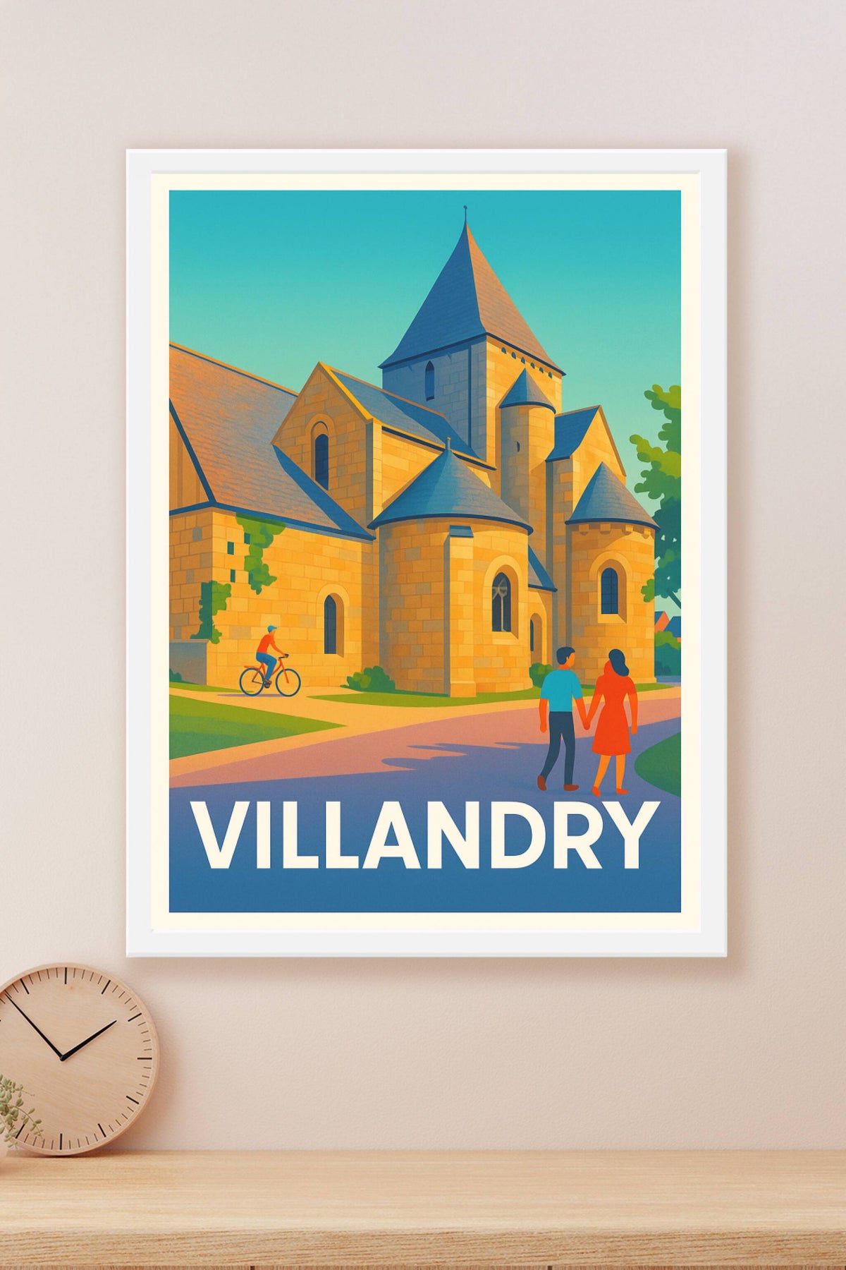 Affiche Villandry — Charme historique au cœur de la douceur ligérienne · poster d'art de Villandry