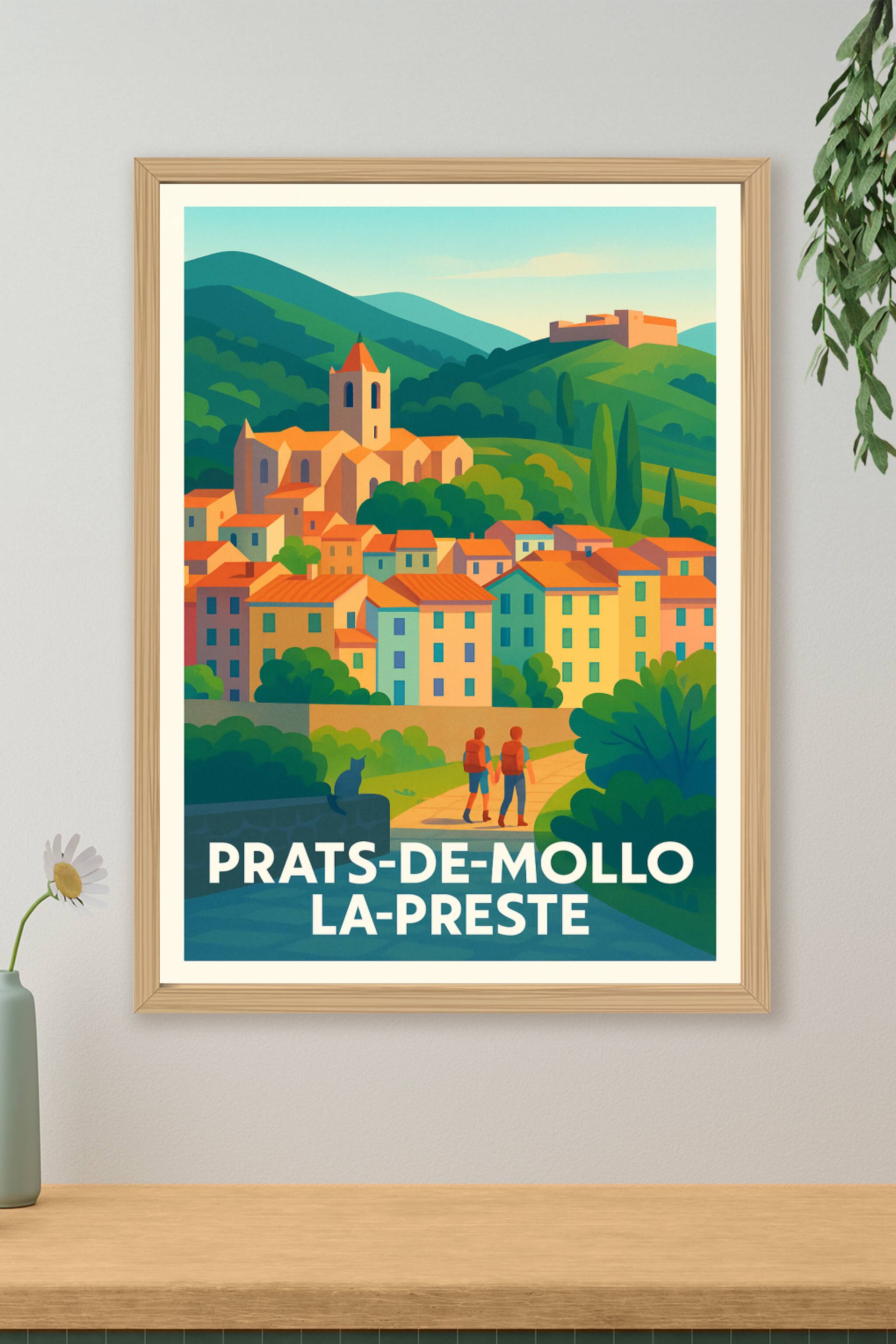 Affiche de Prats-de-Mollo-la-Preste - Escapade colorée au cœur des montagnes
