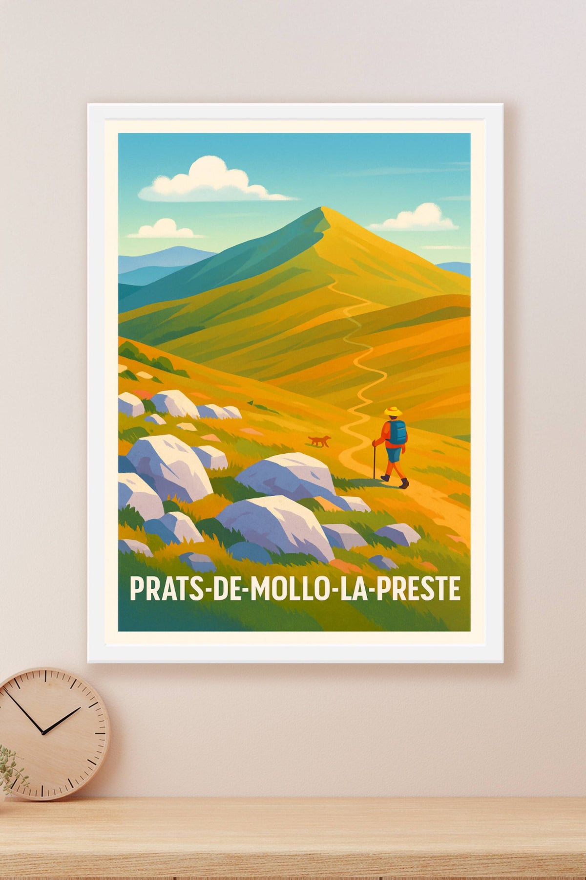 Affiche Prats-de-Mollo-la-Preste — L'Appel des Montagnes Sauvages · poster d'art de Prats-de-Mollo-la-Preste
