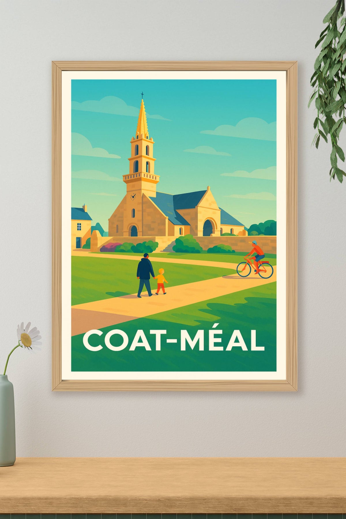 Affiche Coat-Méal — Charme et sérénité bretons · poster d'art de Coat-Méal
