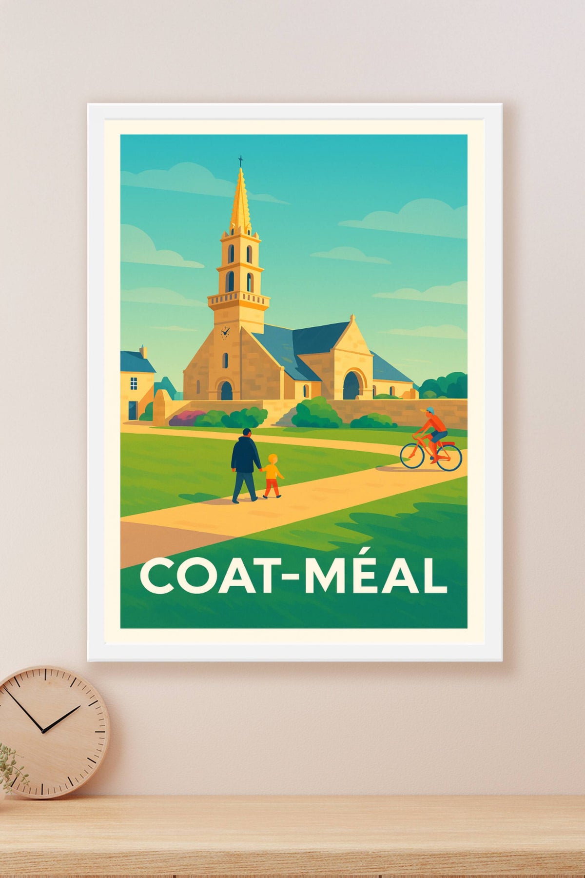 Affiche Coat-Méal — Charme et sérénité bretons · poster d'art de Coat-Méal