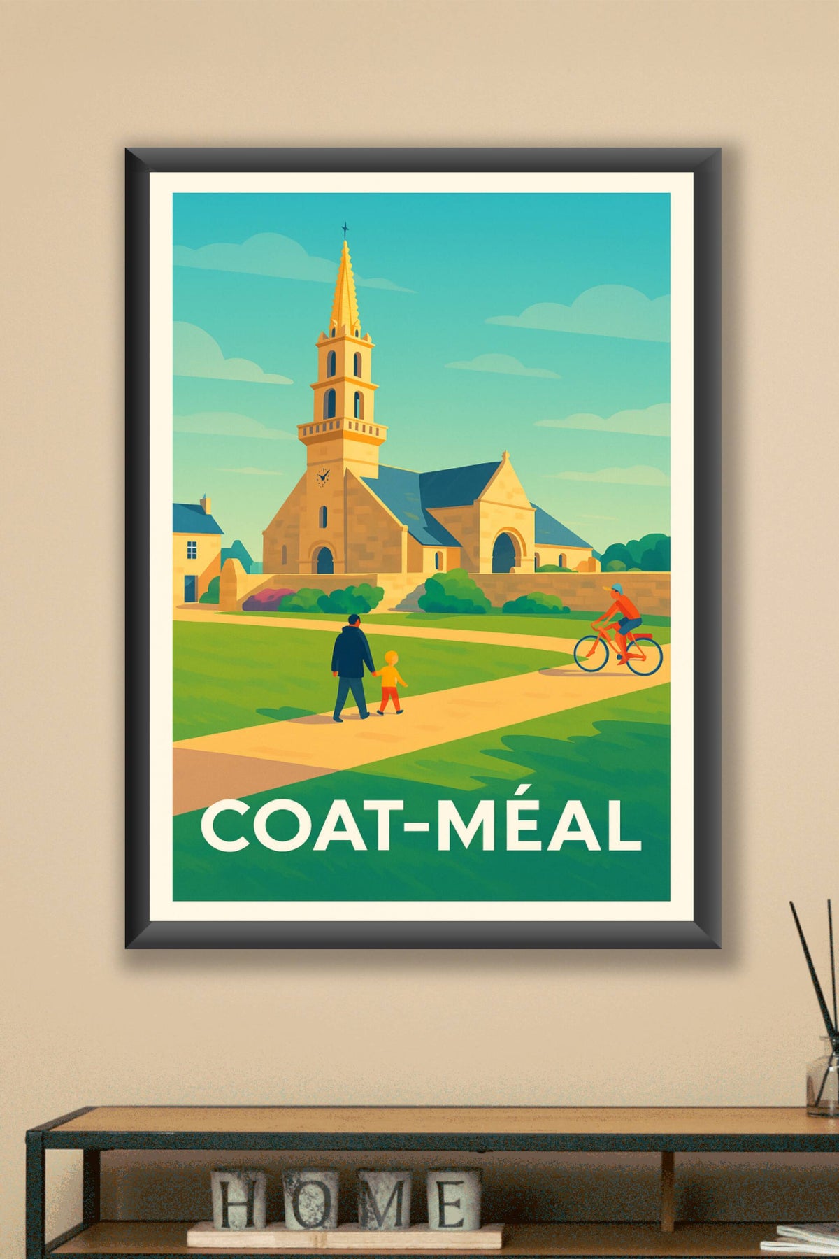 Affiche Coat-Méal — Charme et sérénité bretons · poster d'art de Coat-Méal