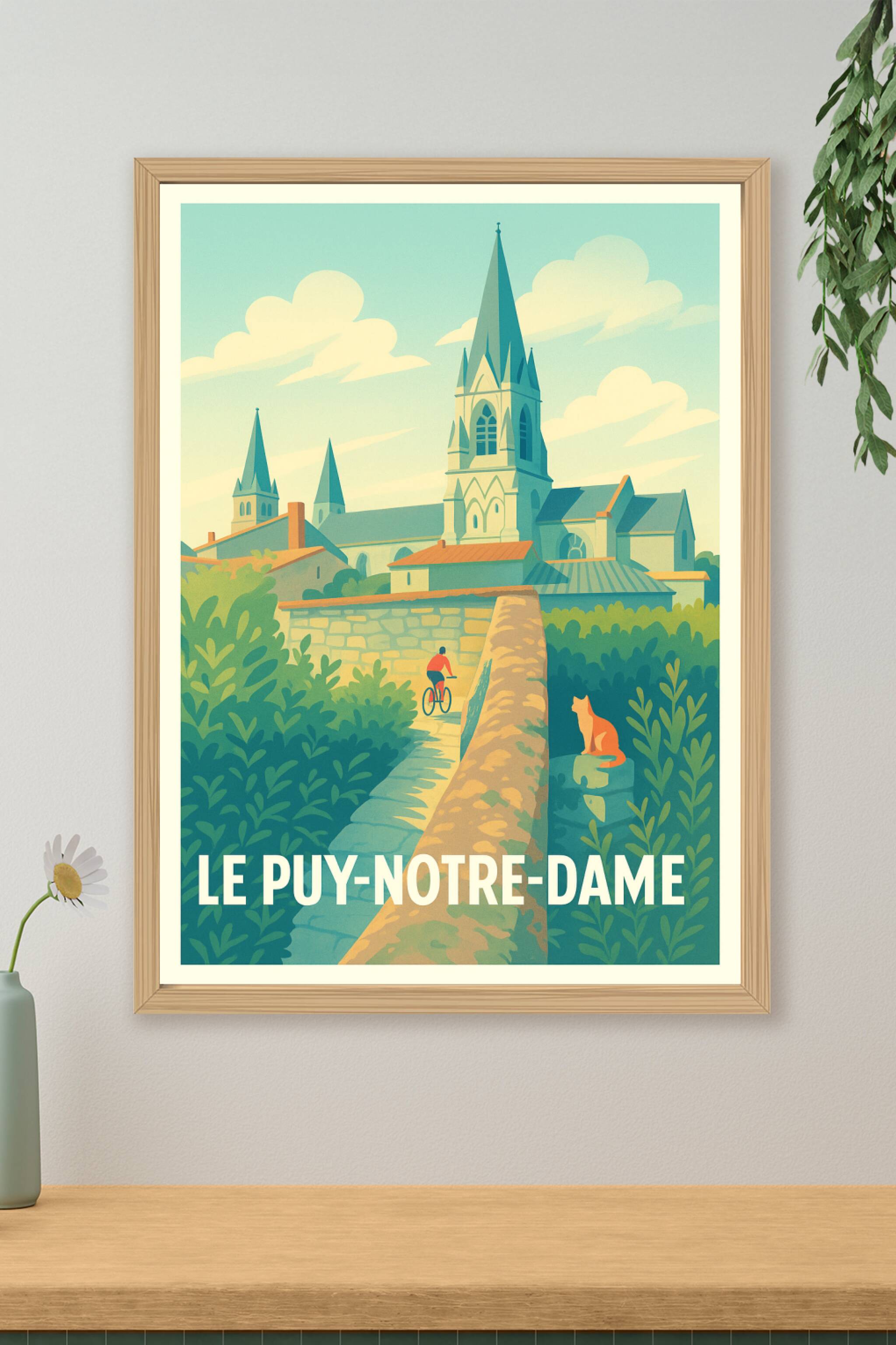 Affiche de Le Puy-Notre-Dame - Charme et sérénité à la campagne