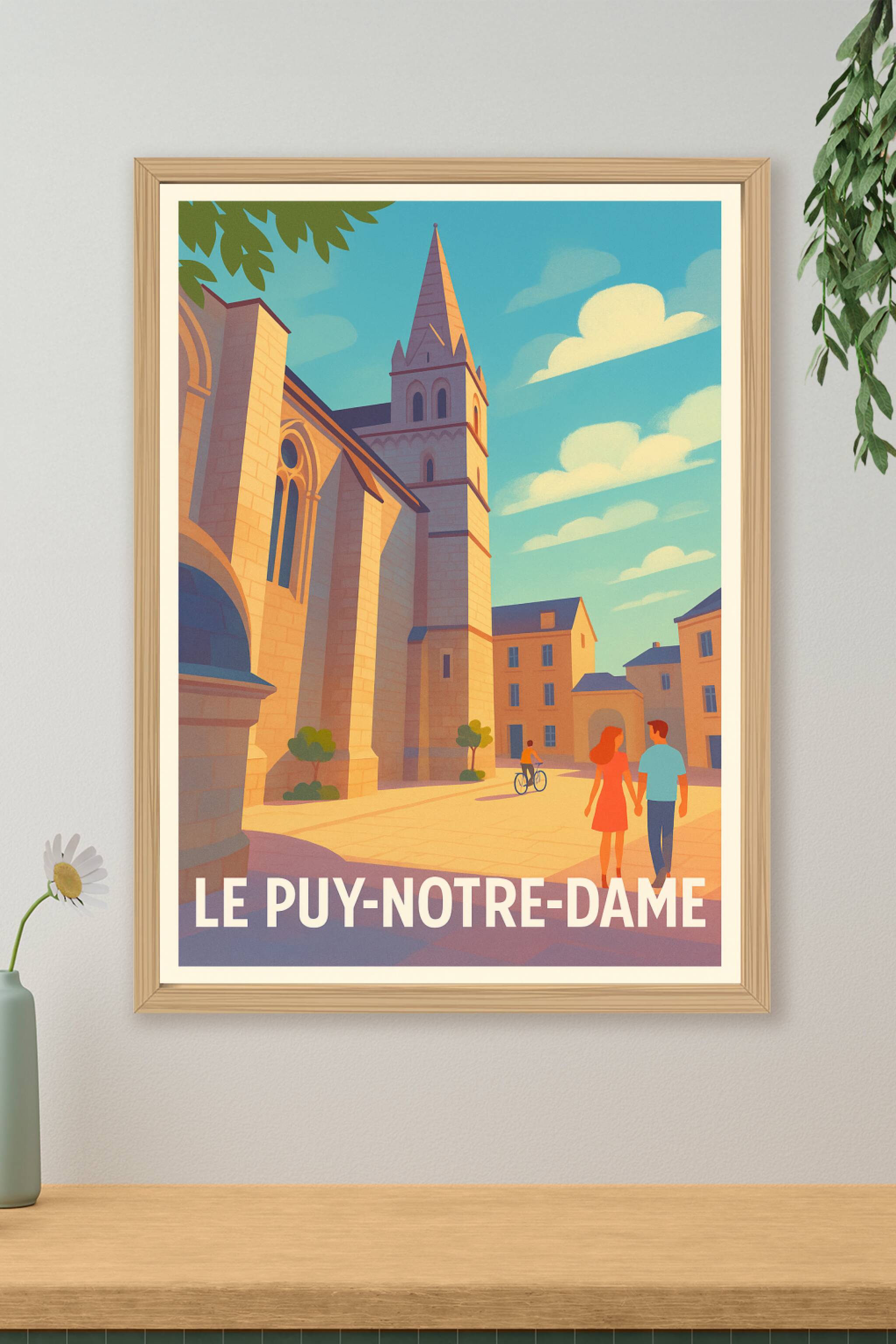 Affiche de Le Puy-Notre-Dame - Charme et lumière d'une cité historique