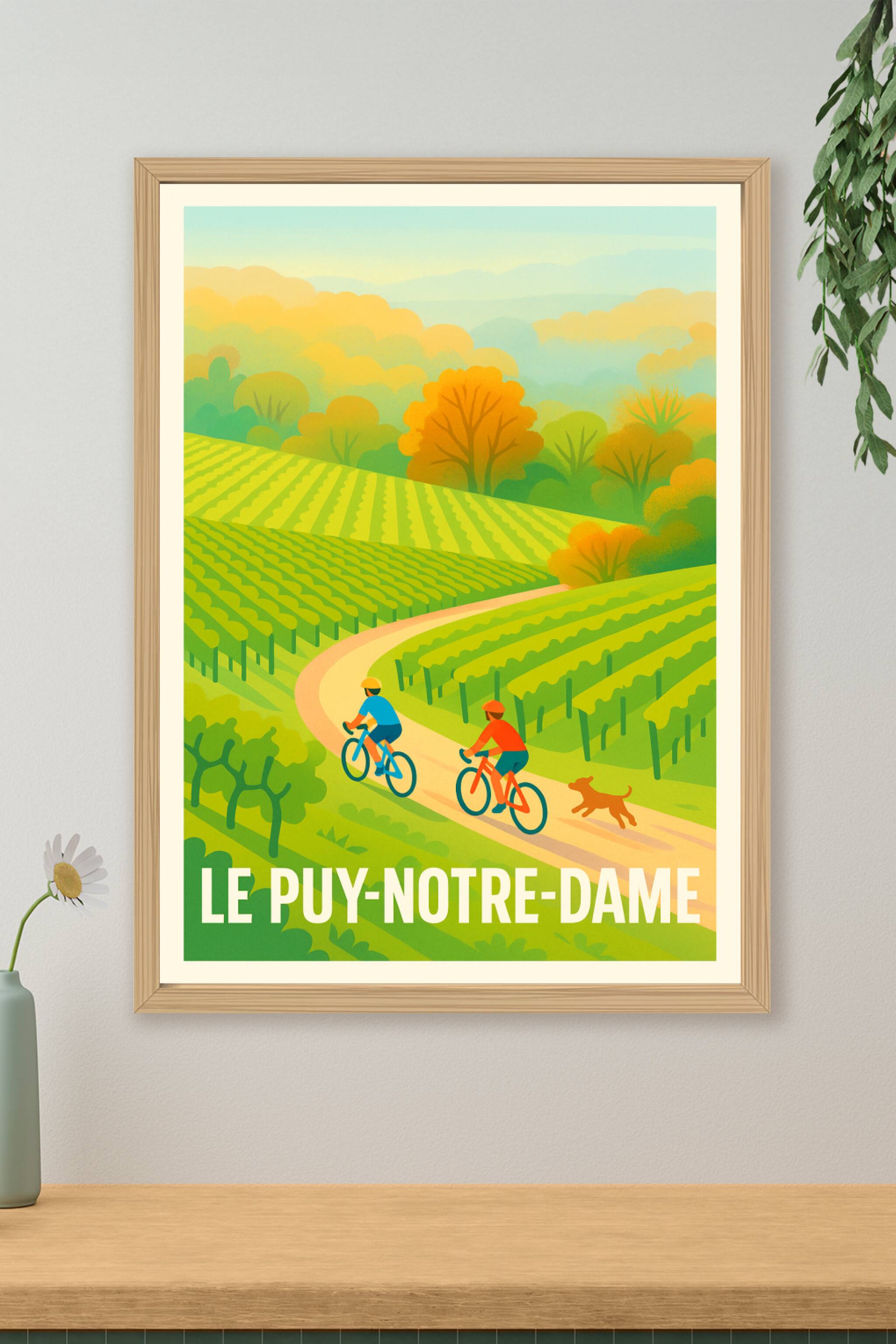 Affiche de Le Puy-Notre-Dame - Balade nature à vélo