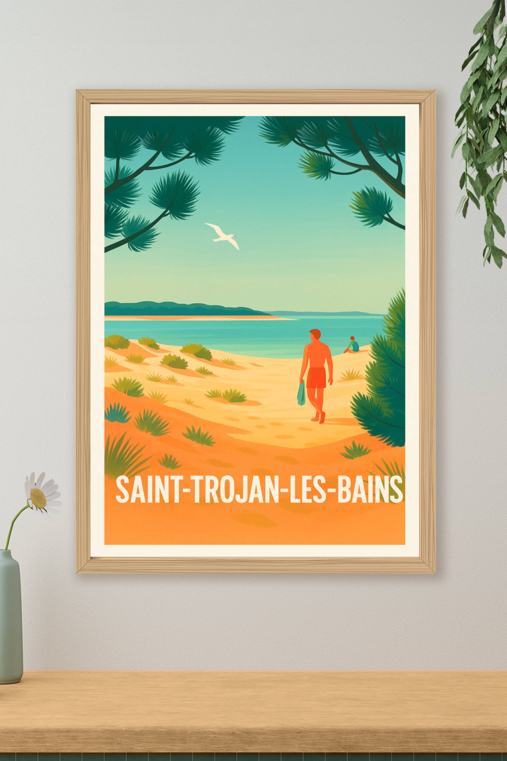 Affiche de Saint-Trojan-les-Bains - Évasion nature au bord de l'océan