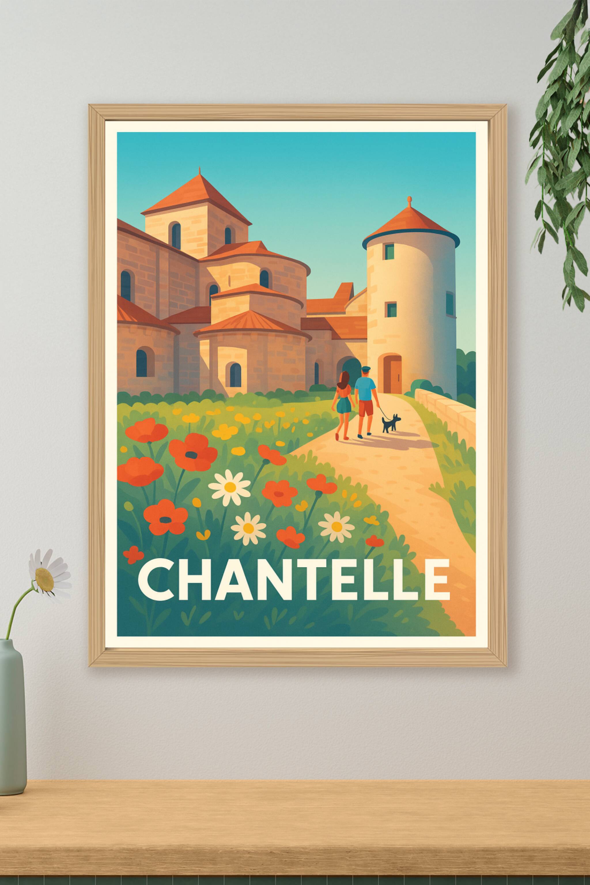 Affiche de Chantelle - Promenade romantique au cœur du patrimoine