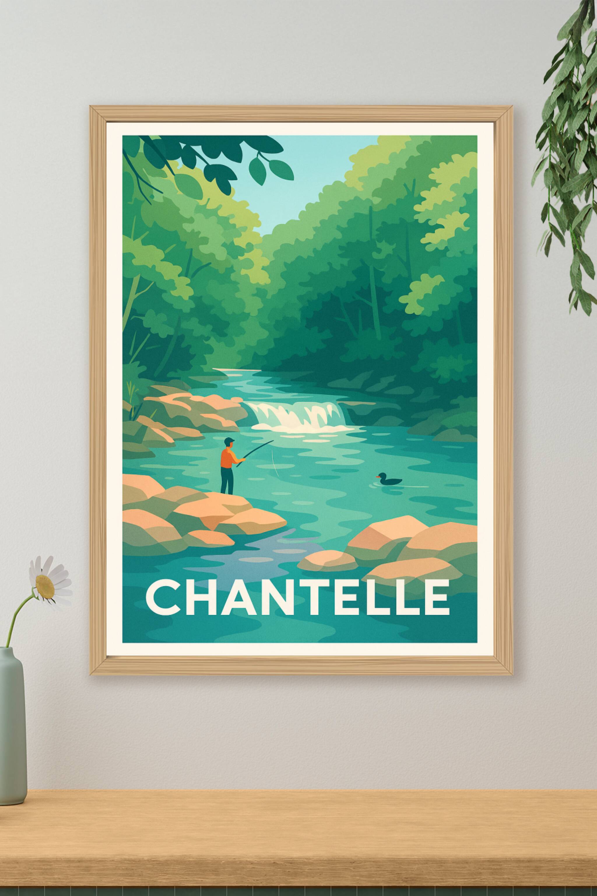 Affiche de Chantelle - Évasion nature au fil de l'eau