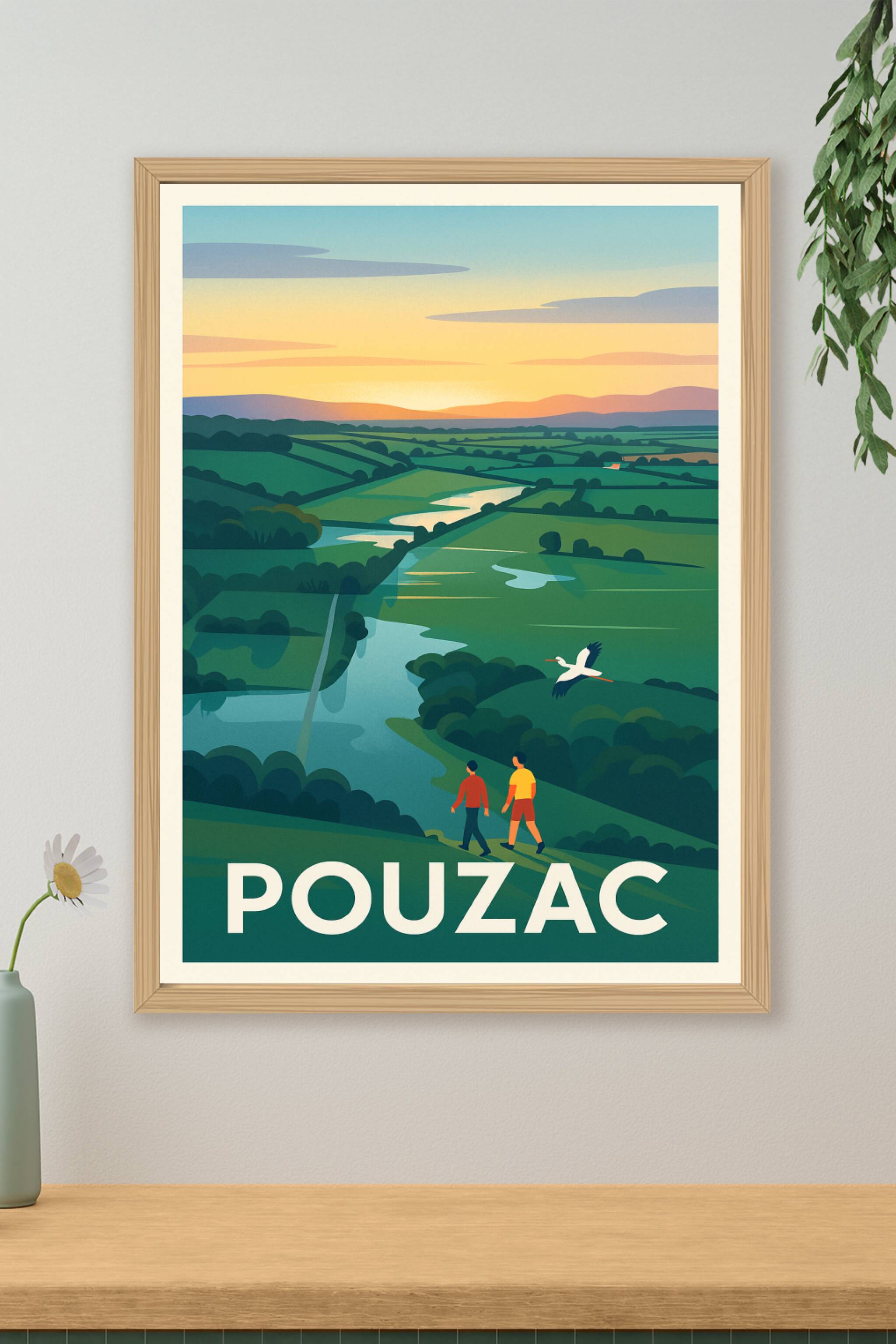 Affiche de Pouzac - L'évasion au cœur de la nature