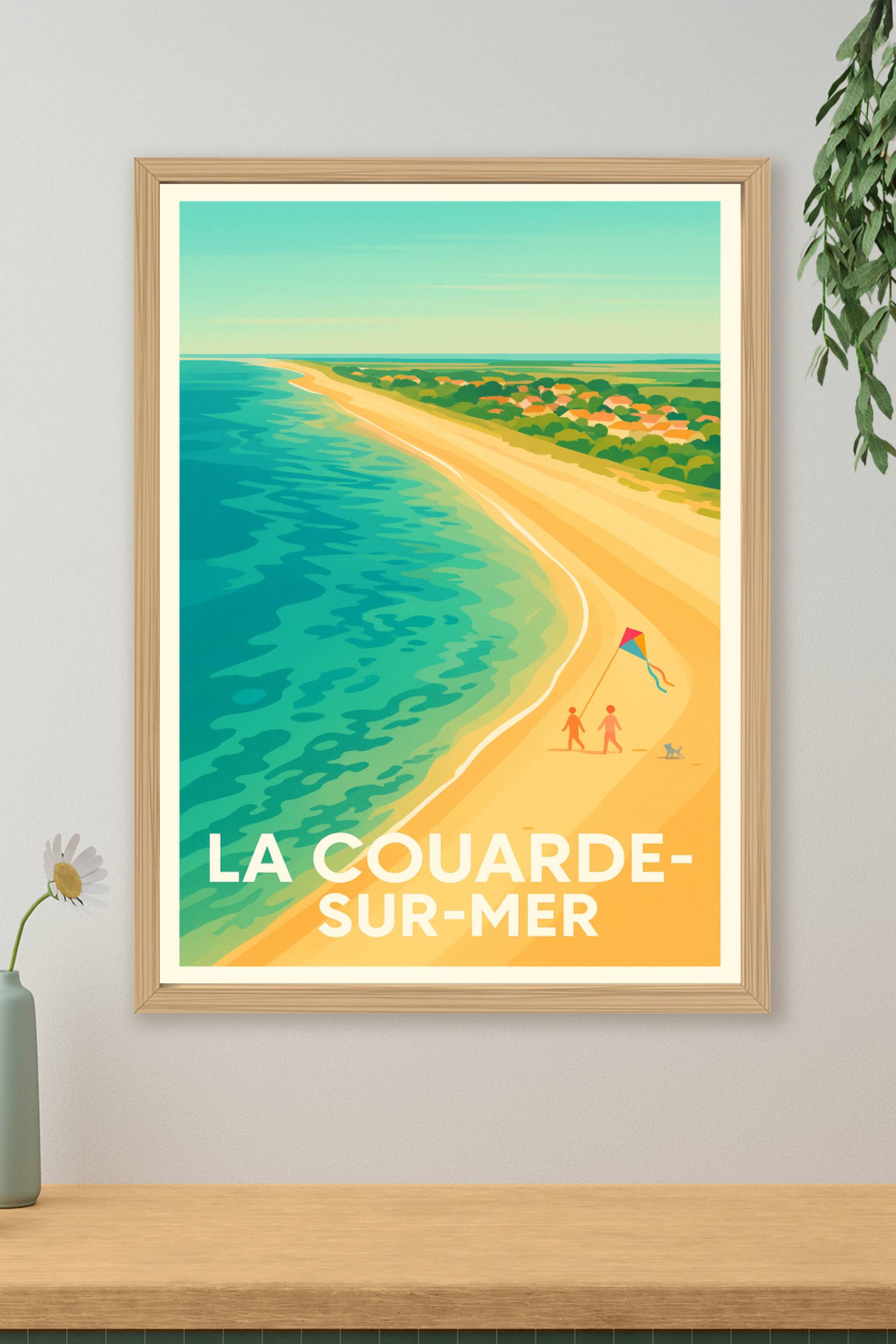 Affiche de La Couarde-sur-Mer - Douceur et sérénité au bord de l'océan