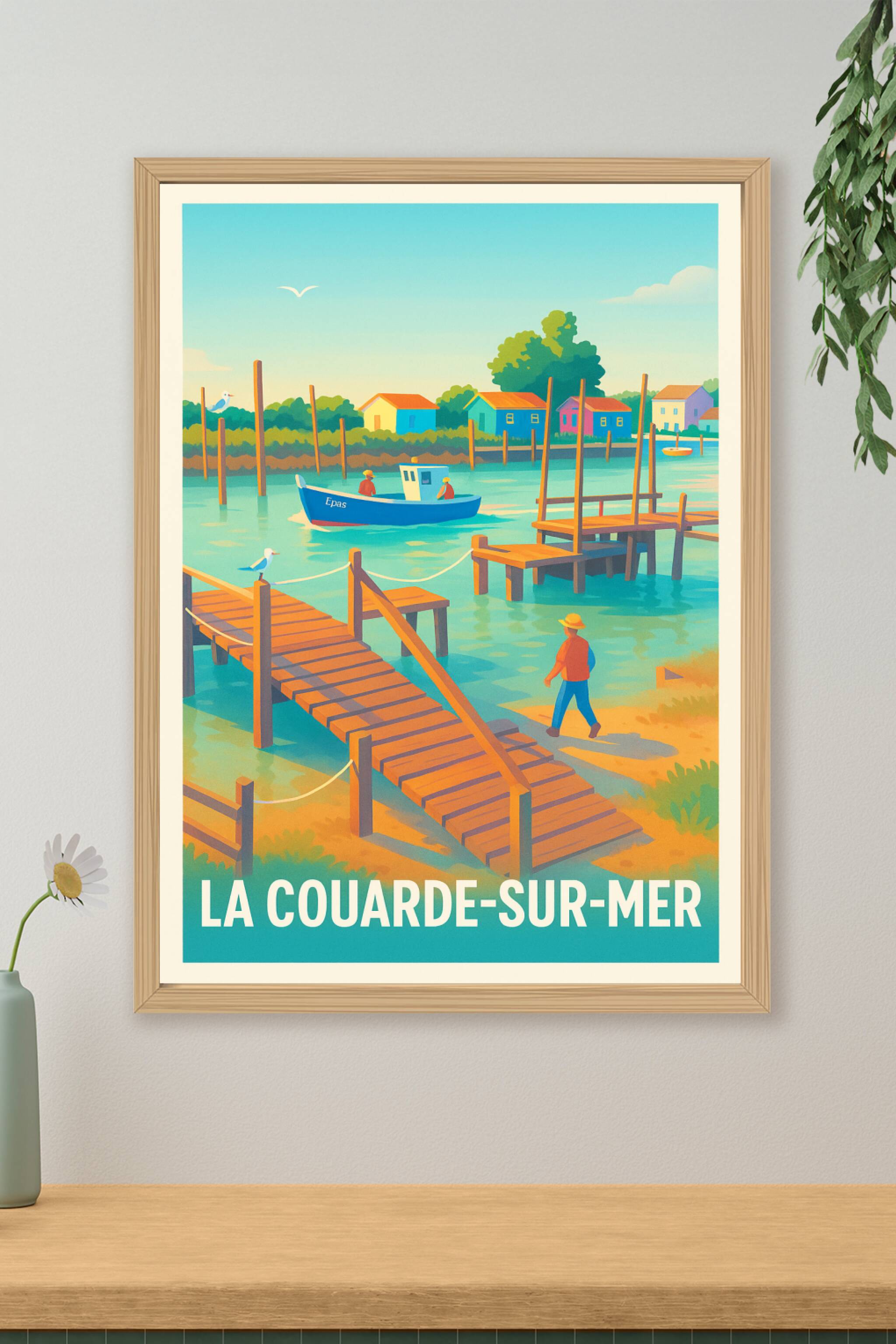 Affiche de La Couarde-sur-Mer - Douceur et charme côtier