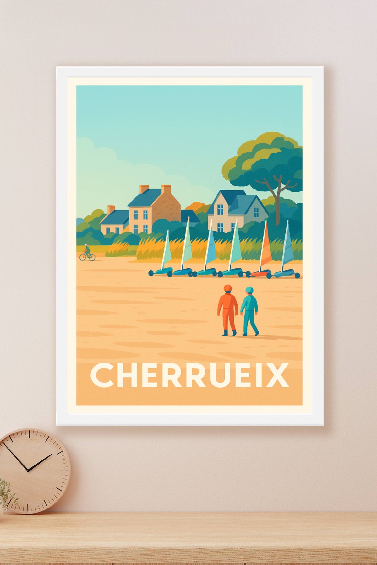 Affiche Cherrueix — Évasion et douceur en bord de mer · poster d'art de Cherrueix