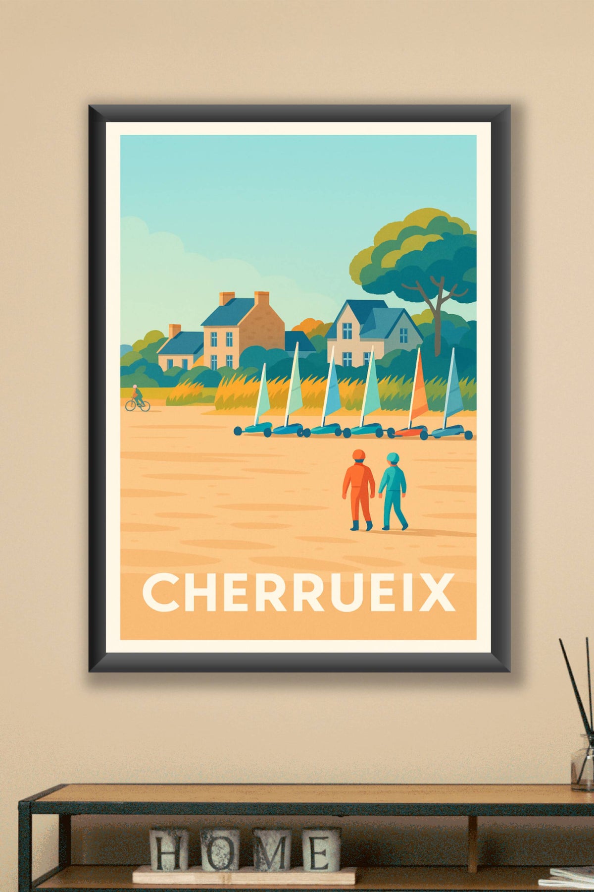 Affiche Cherrueix — Évasion et douceur en bord de mer · poster d'art de Cherrueix
