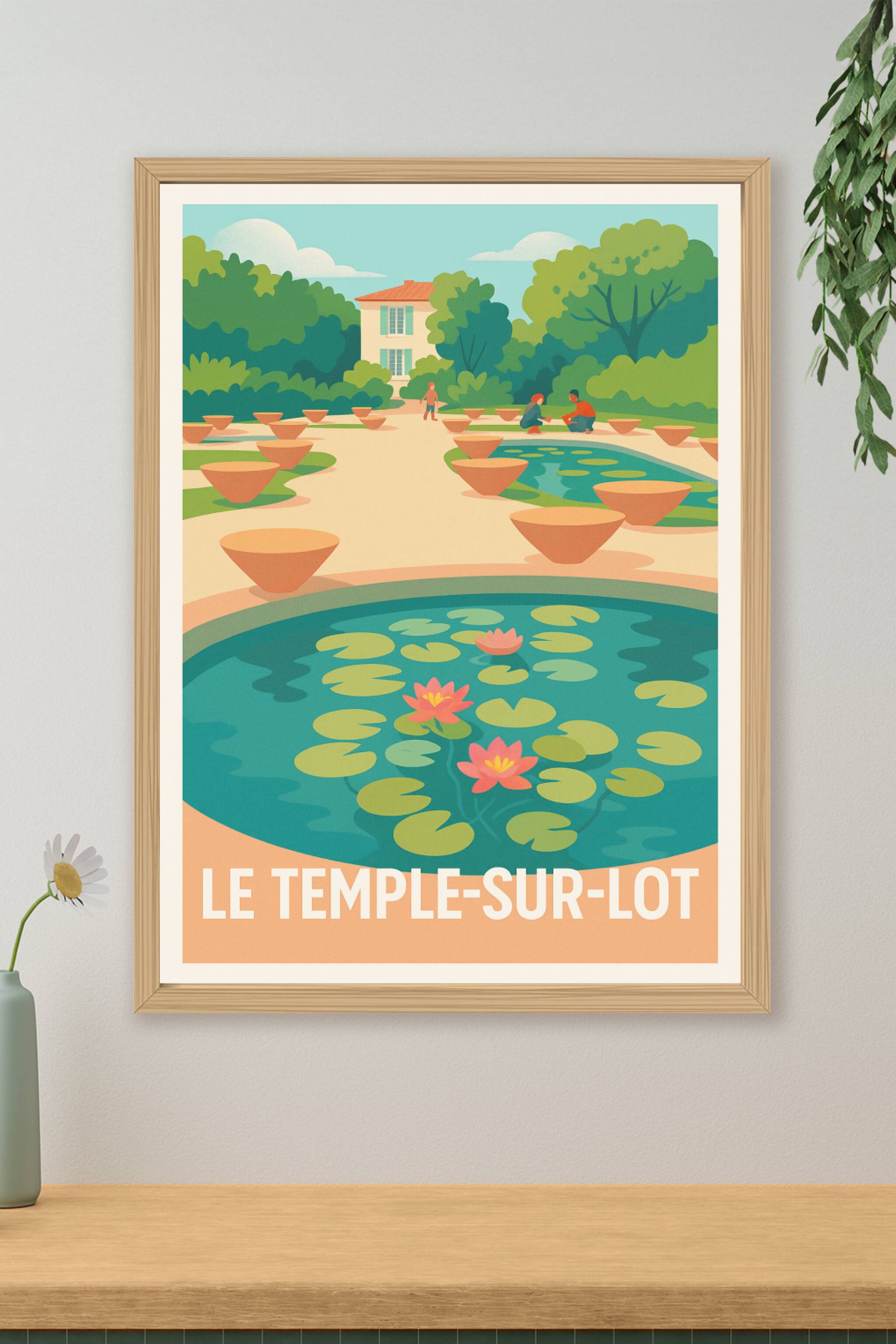 Affiche de Le Temple-sur-Lot - Havre de paix et nature en douceur