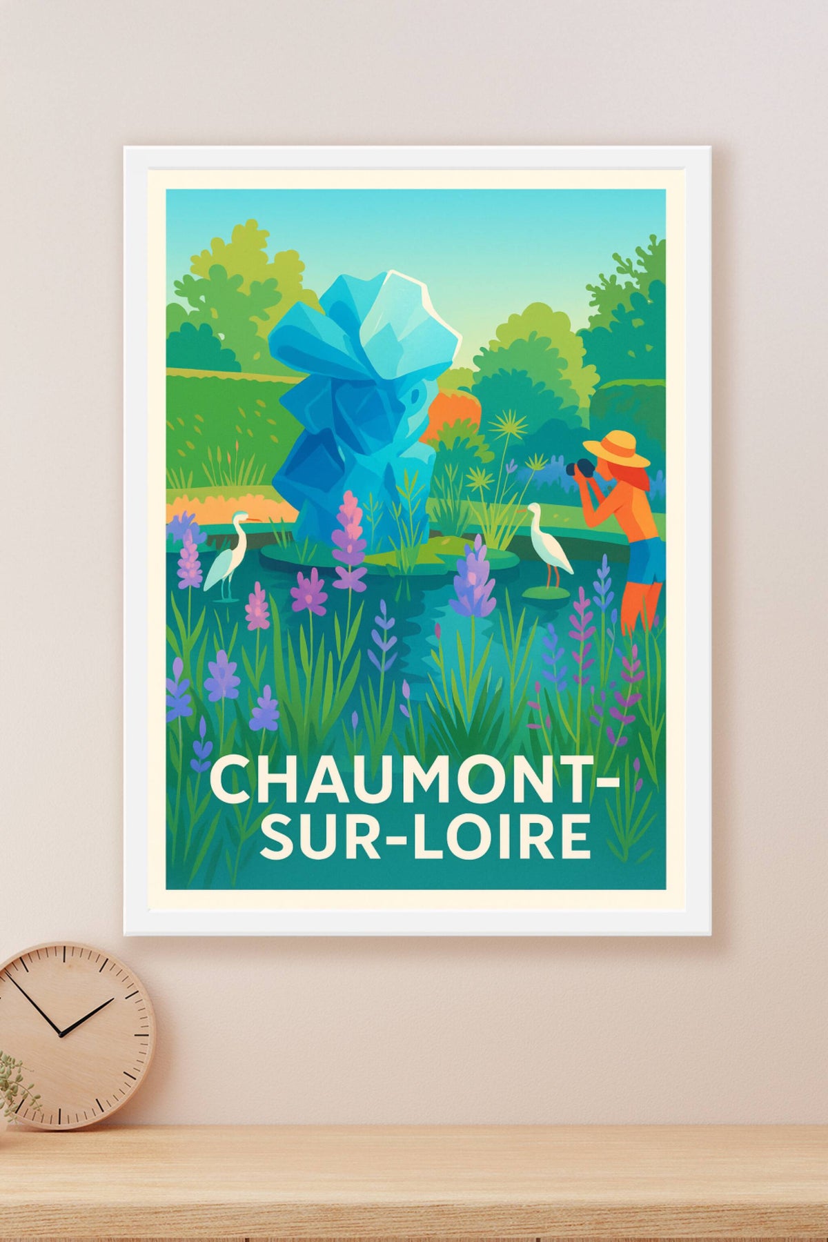 Affiche Chaumont-sur-Loire — L'art et la nature en harmonie · poster d'art de Chaumont-sur-Loire