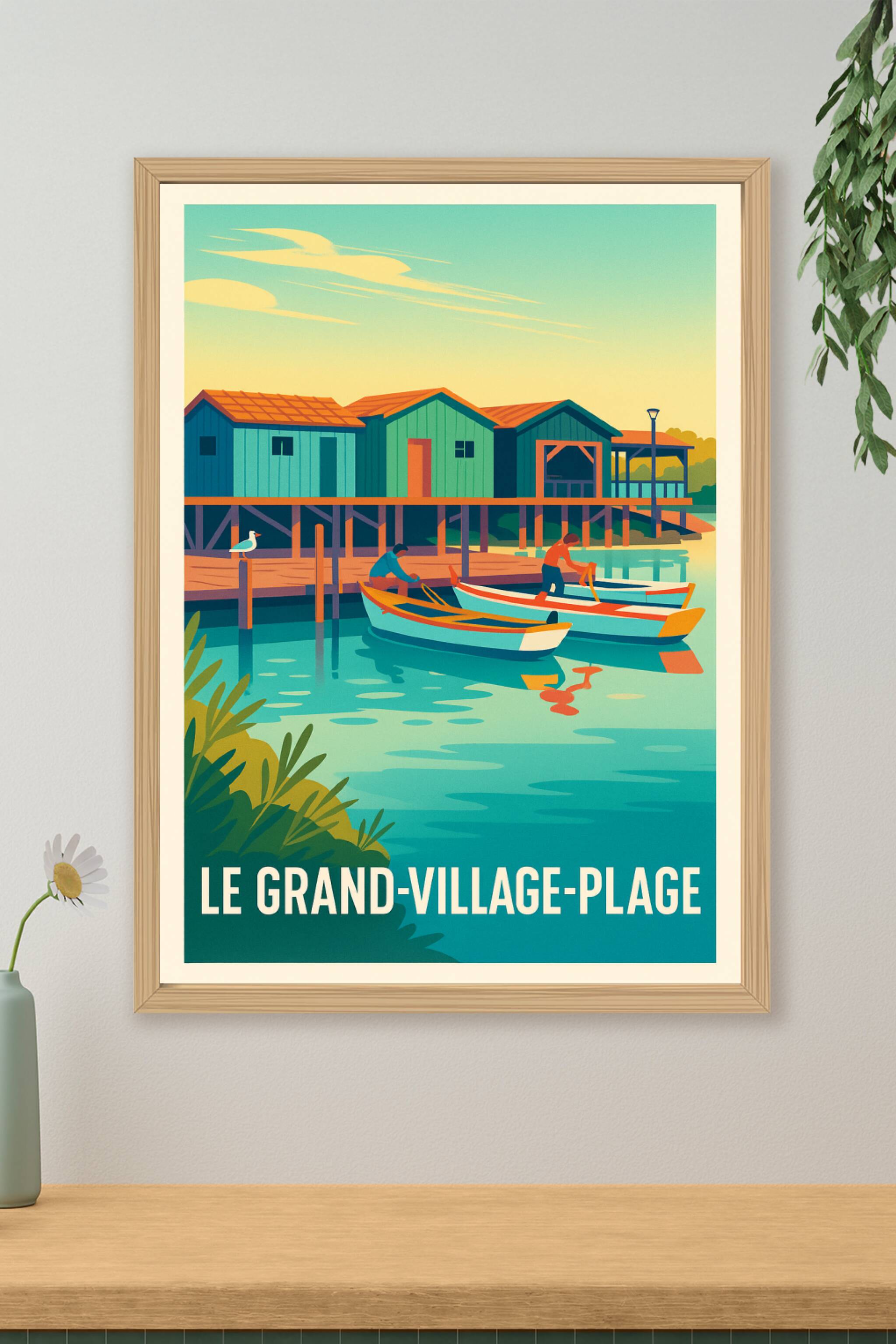 Affiche de Le Grand-Village-Plage - Charme et Sérénité au Bord de l'Eau