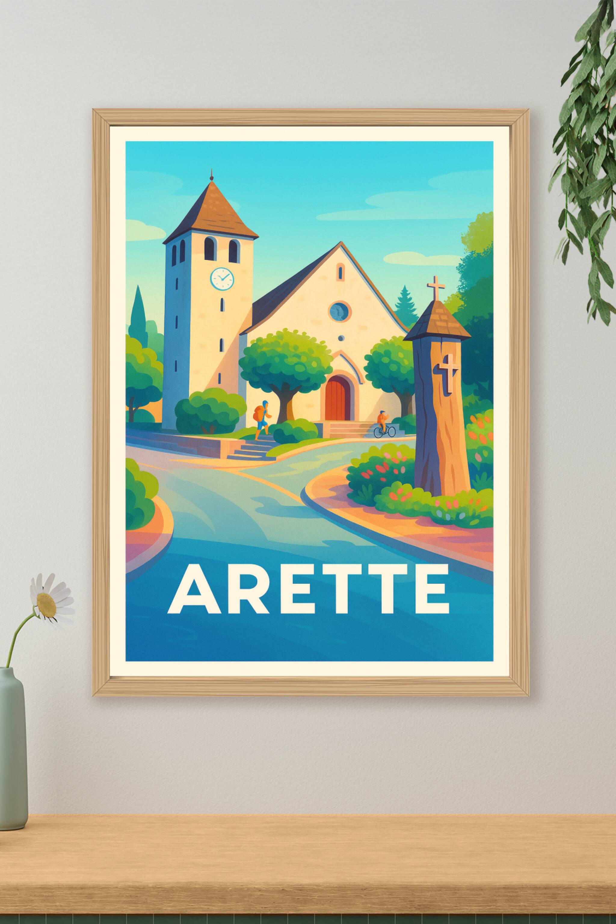 Affiche de Arette - Charme bucolique et sérénité pastorale