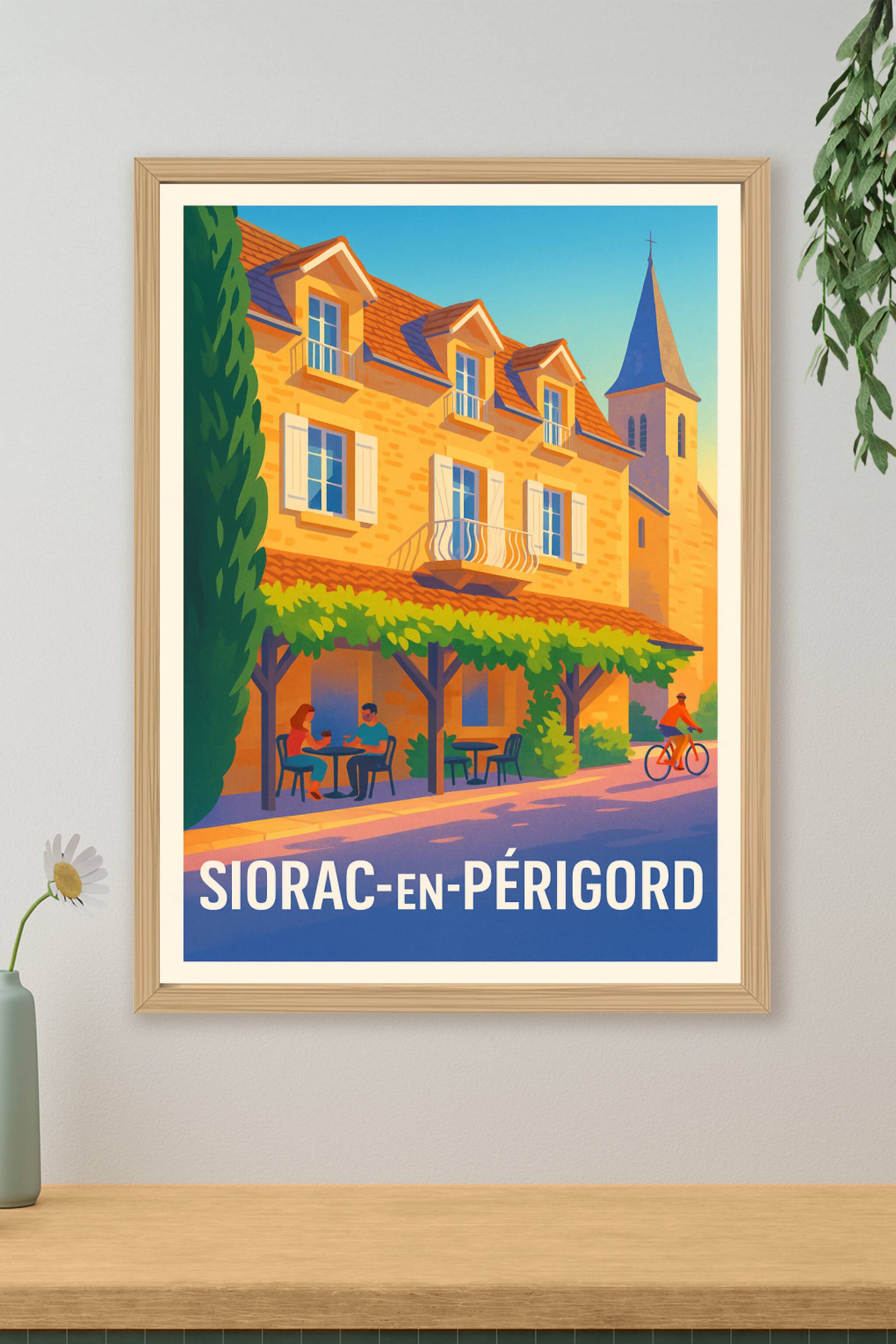 Affiche de Siorac-en-Périgord - Charme et douceur de vivre en Dordogne