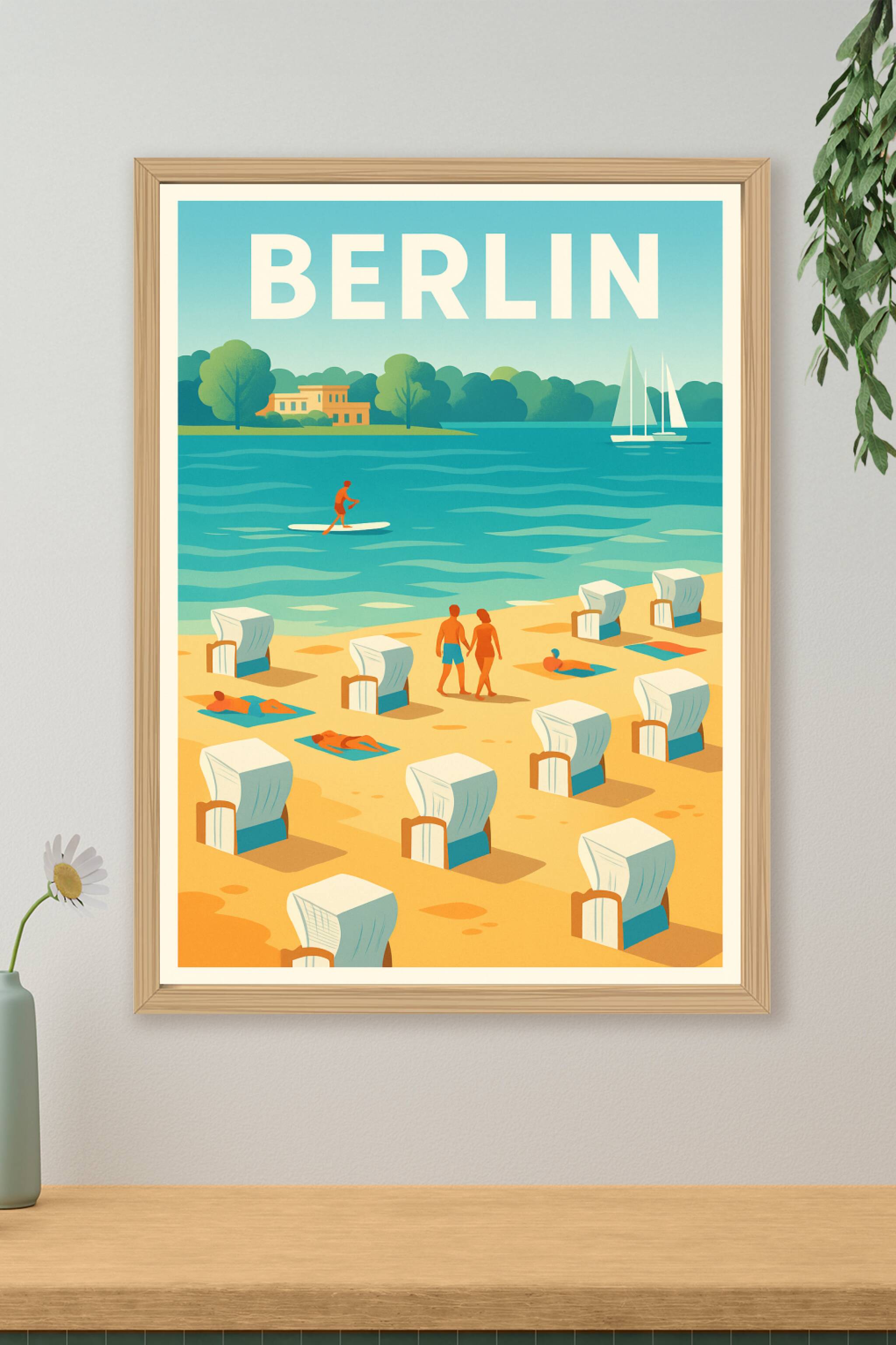Affiche de Berlin - Échappée balnéaire en pleine ville