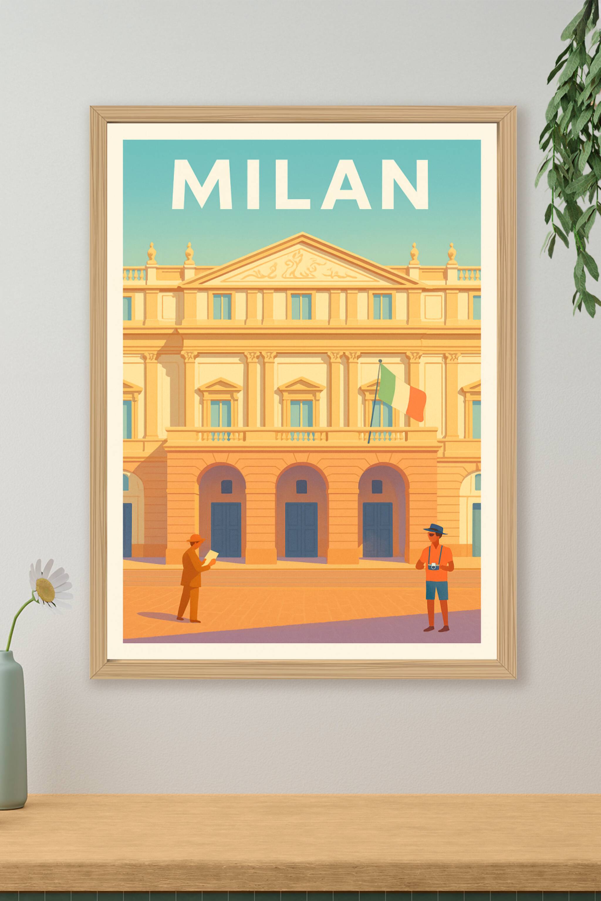Affiche de Milan - L'élégance historique au cœur de la ville