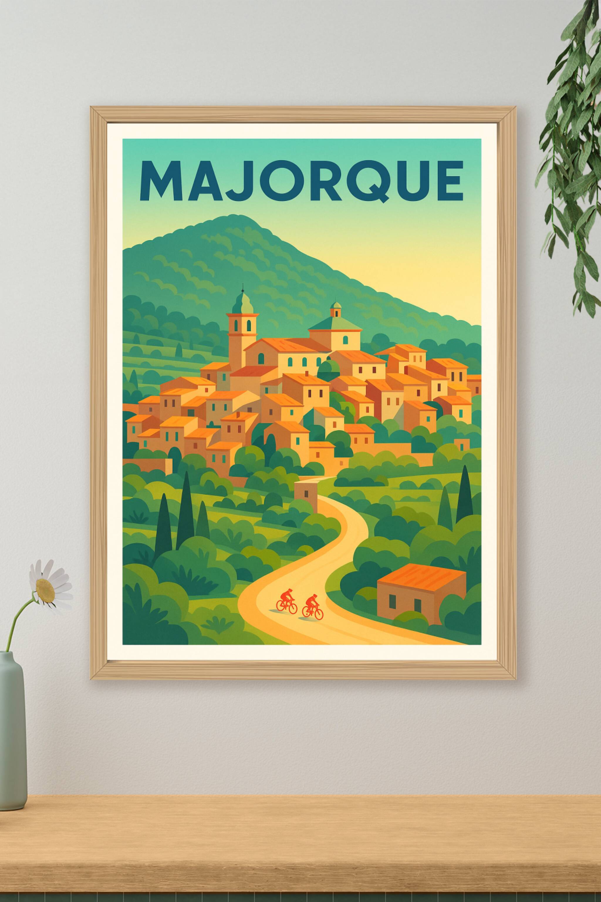 Affiche de Majorque - L'évasion paisible au cœur de la campagne