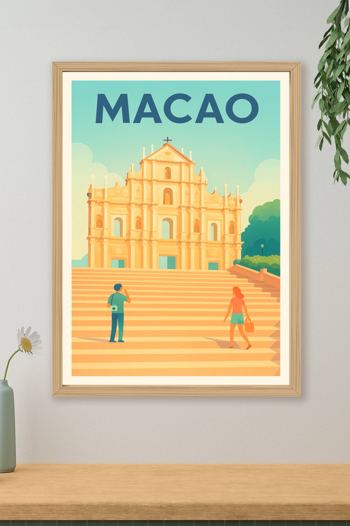 Affiche Macao — Voyage au cœur de l'Histoire · poster d'art de Macao