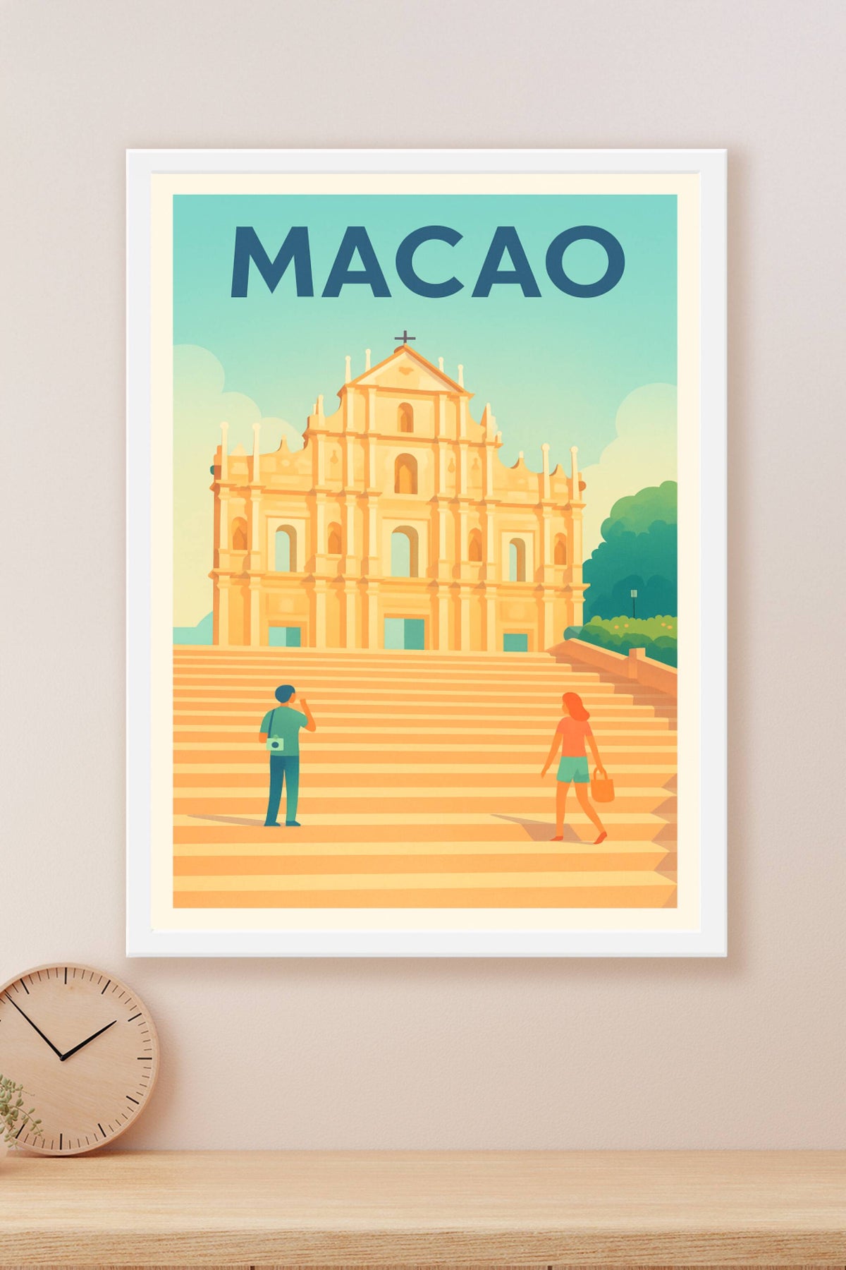 Affiche Macao — Voyage au cœur de l'Histoire · poster d'art de Macao