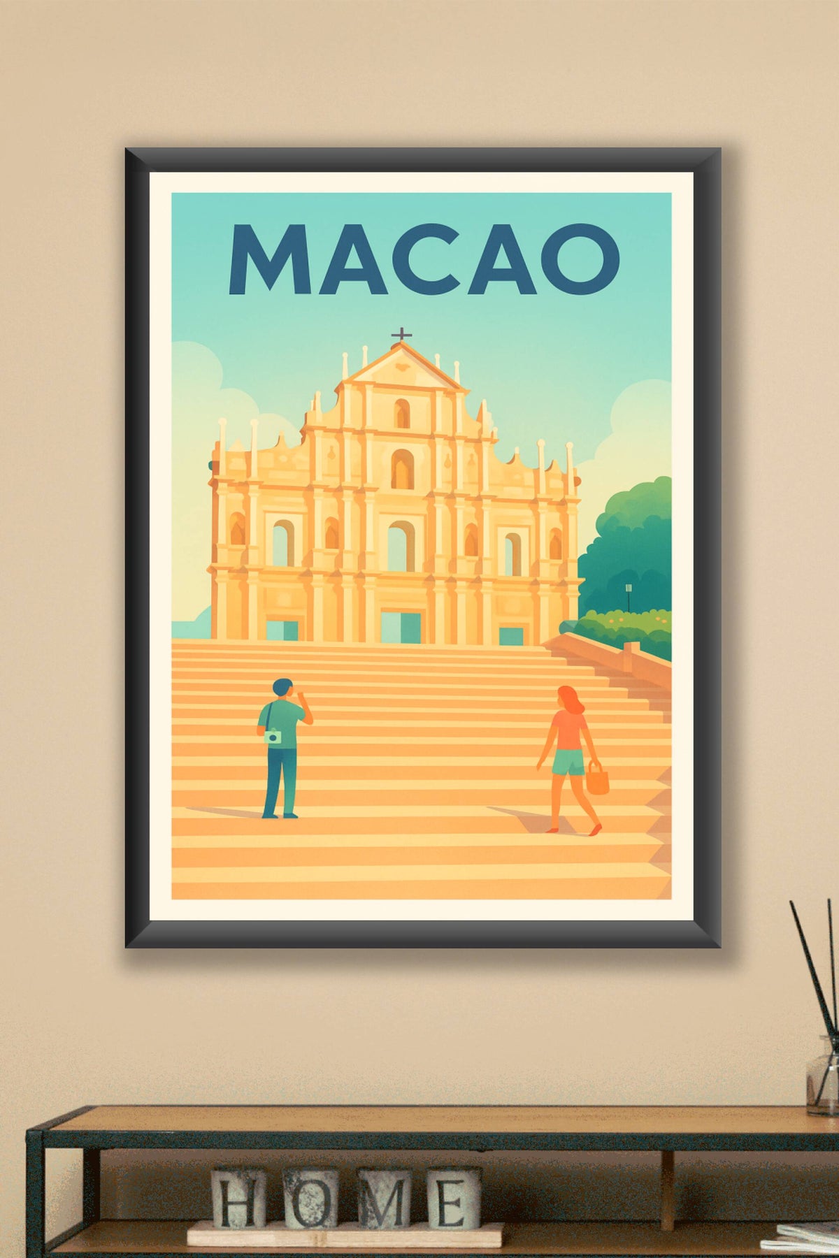 Affiche Macao — Voyage au cœur de l'Histoire · poster d'art de Macao