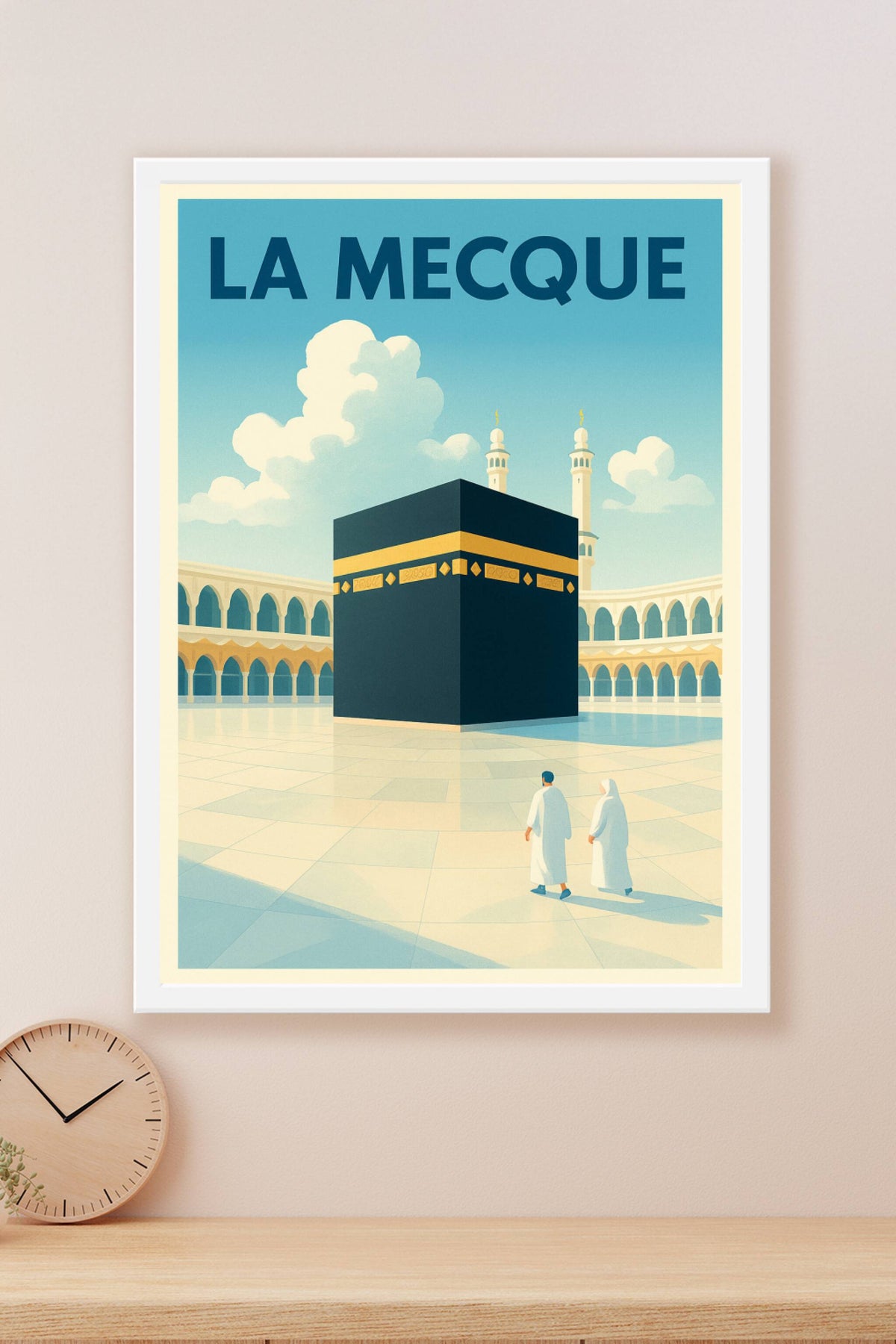 Affiche La Mecque — Splendeur et spiritualité au cœur du pèlerinage · poster d'art de La Mecque