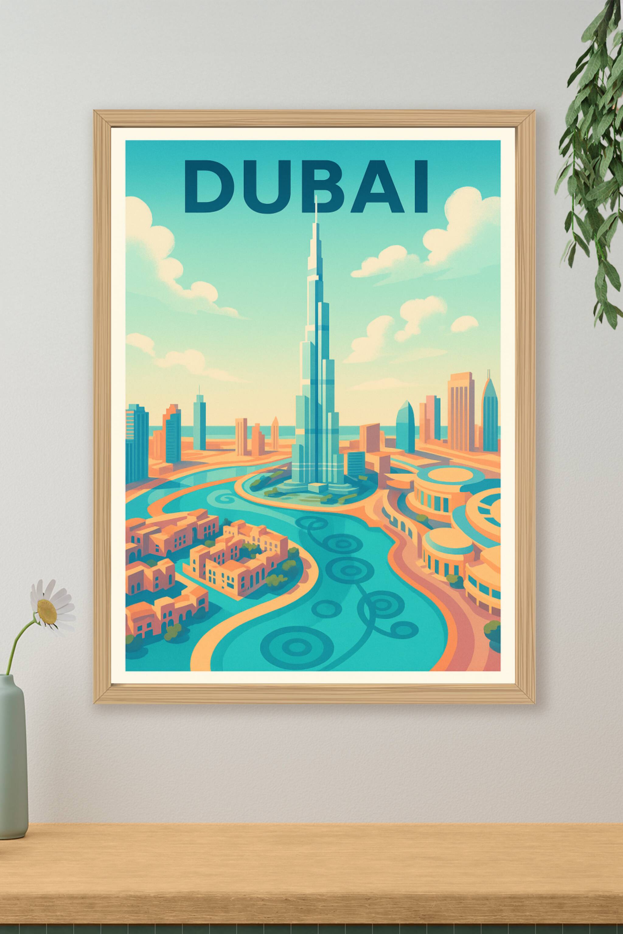 Affiche de Dubai - L'architecture futuriste au cœur du désert
