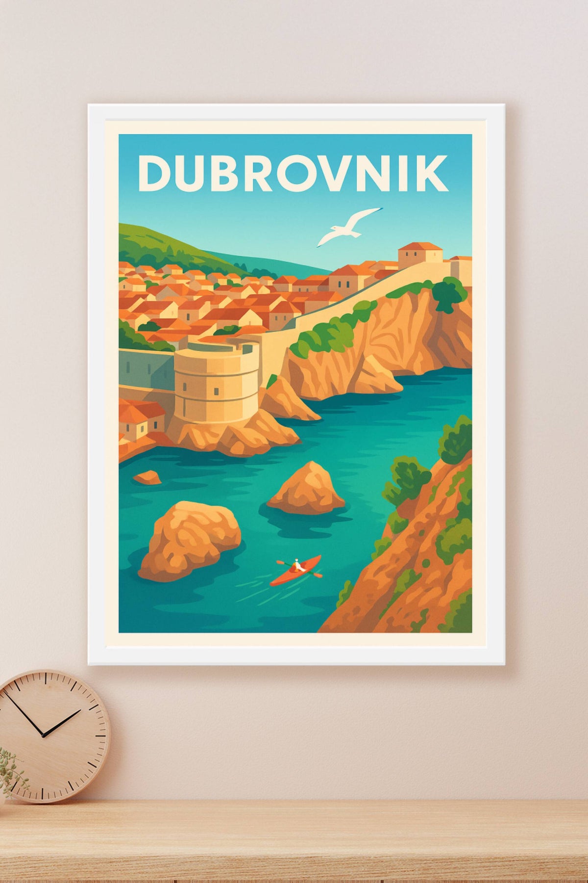 Affiche Dubrovnik — Sentez la douceur de la Méditerranée · poster d'art de Dubrovnik