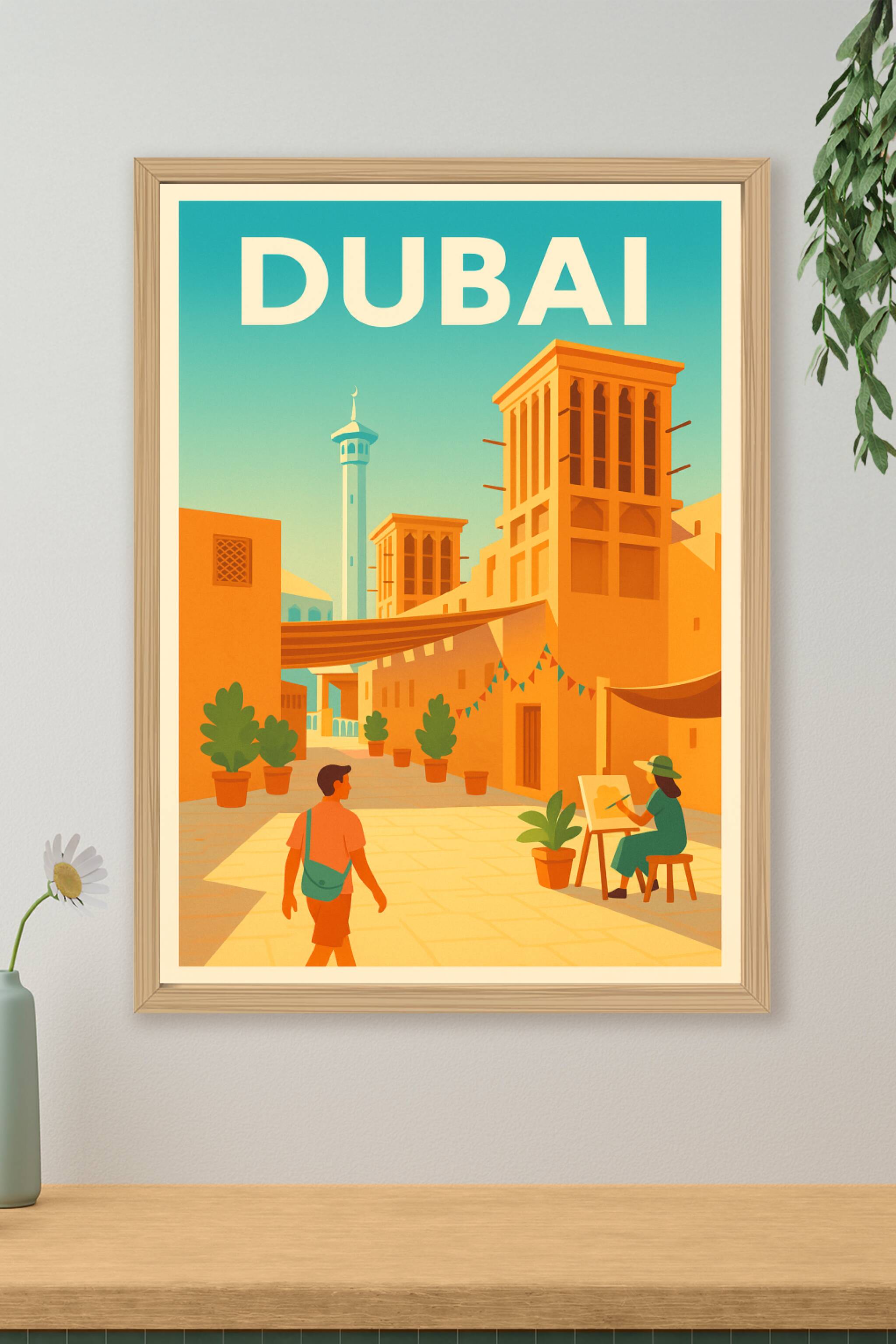 Affiche de Dubai - Voyage au cœur de la vieille ville