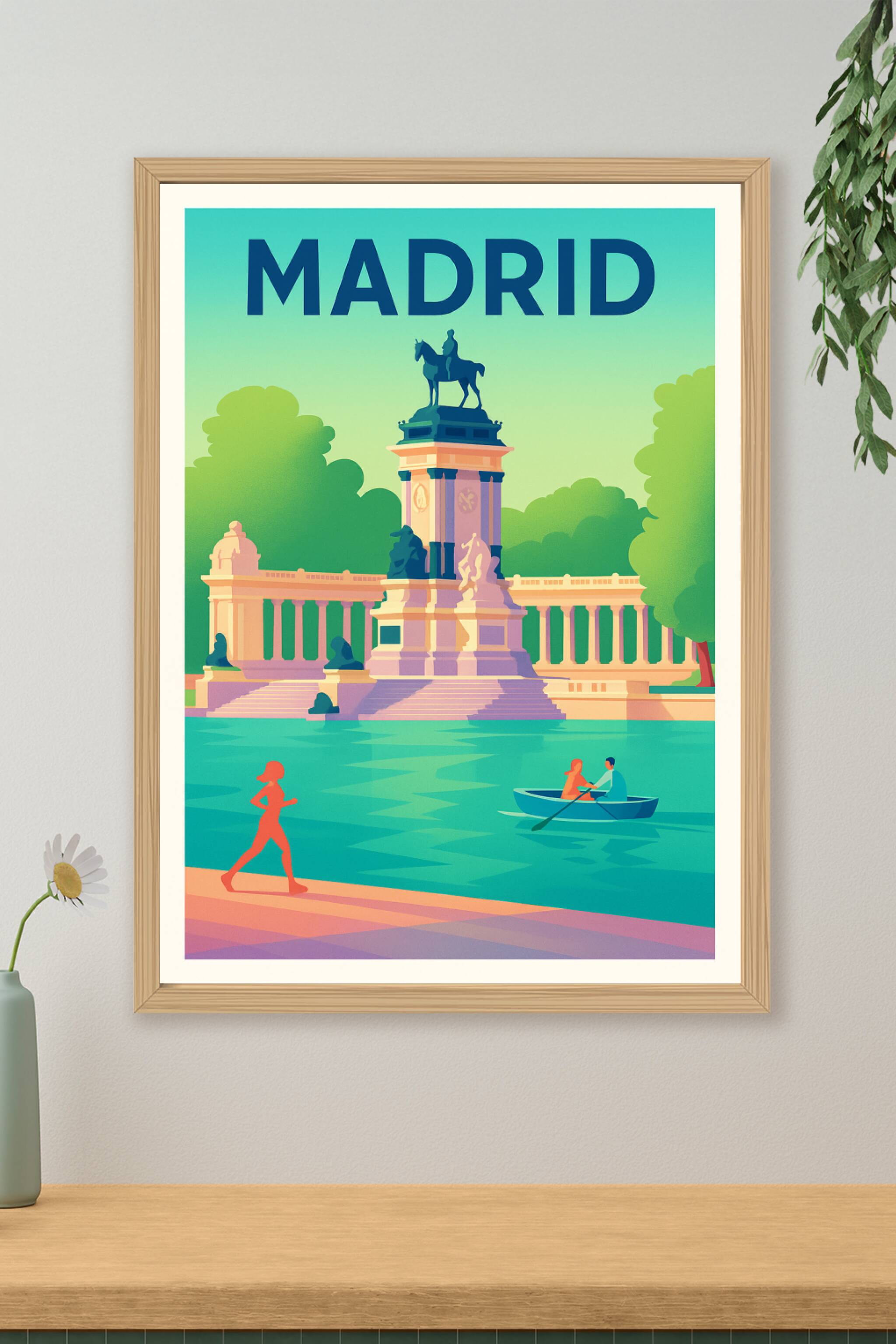 Affiche de Madrid - Évasion au cœur du Retiro