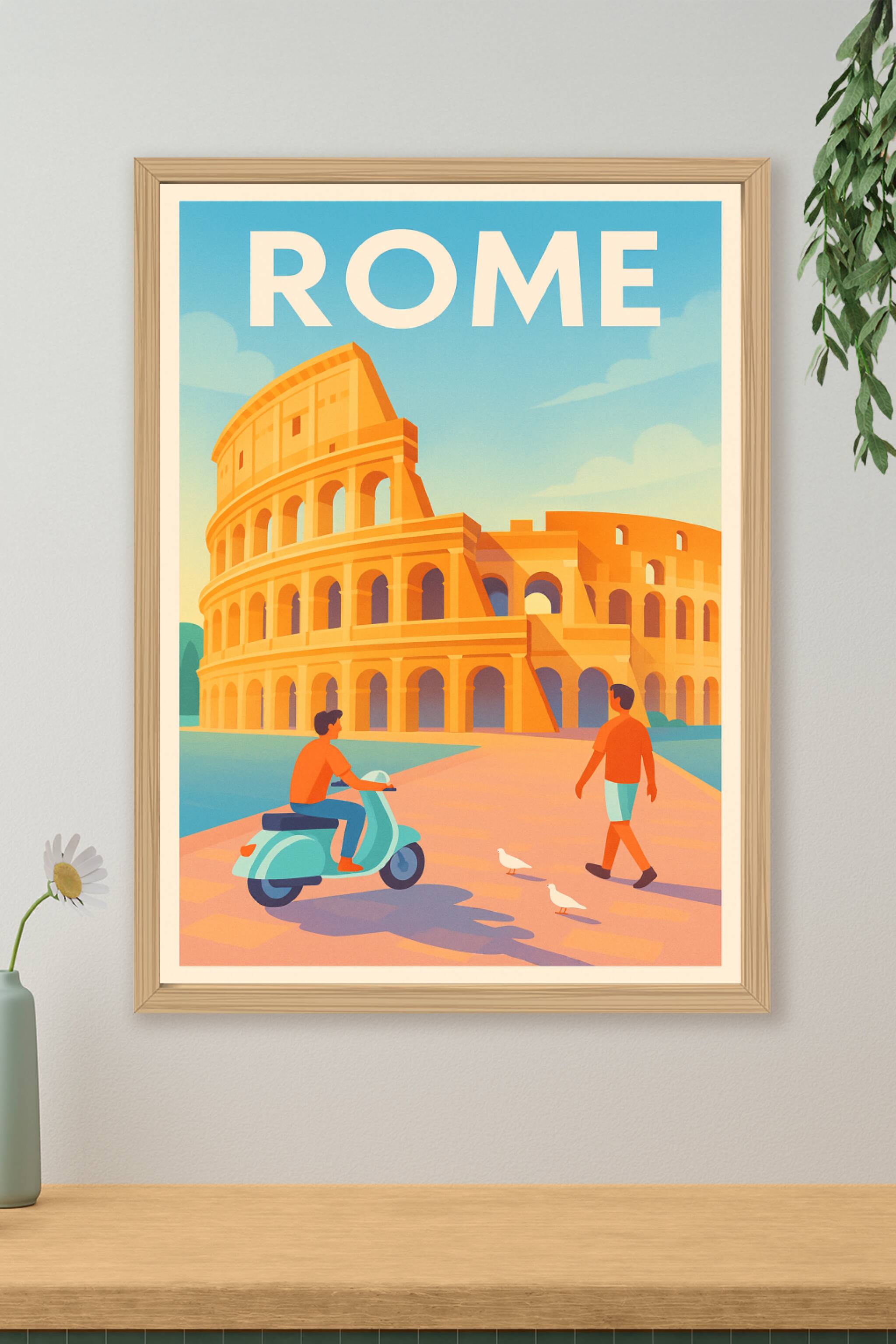 Affiche de Rome - L'éternelle beauté du Colisée