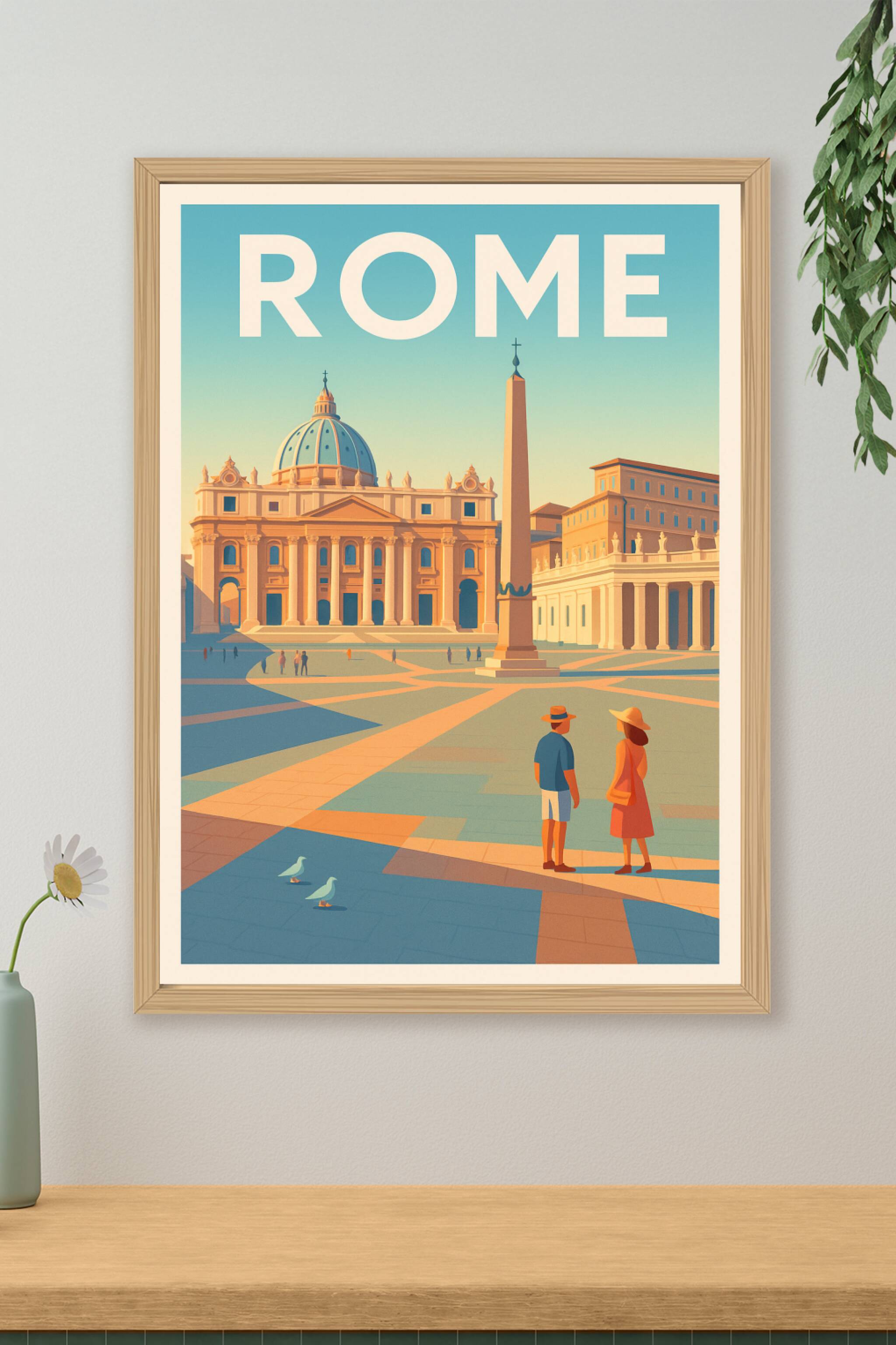 Affiche de Rome - Voyage au cœur de la Ville Éternelle