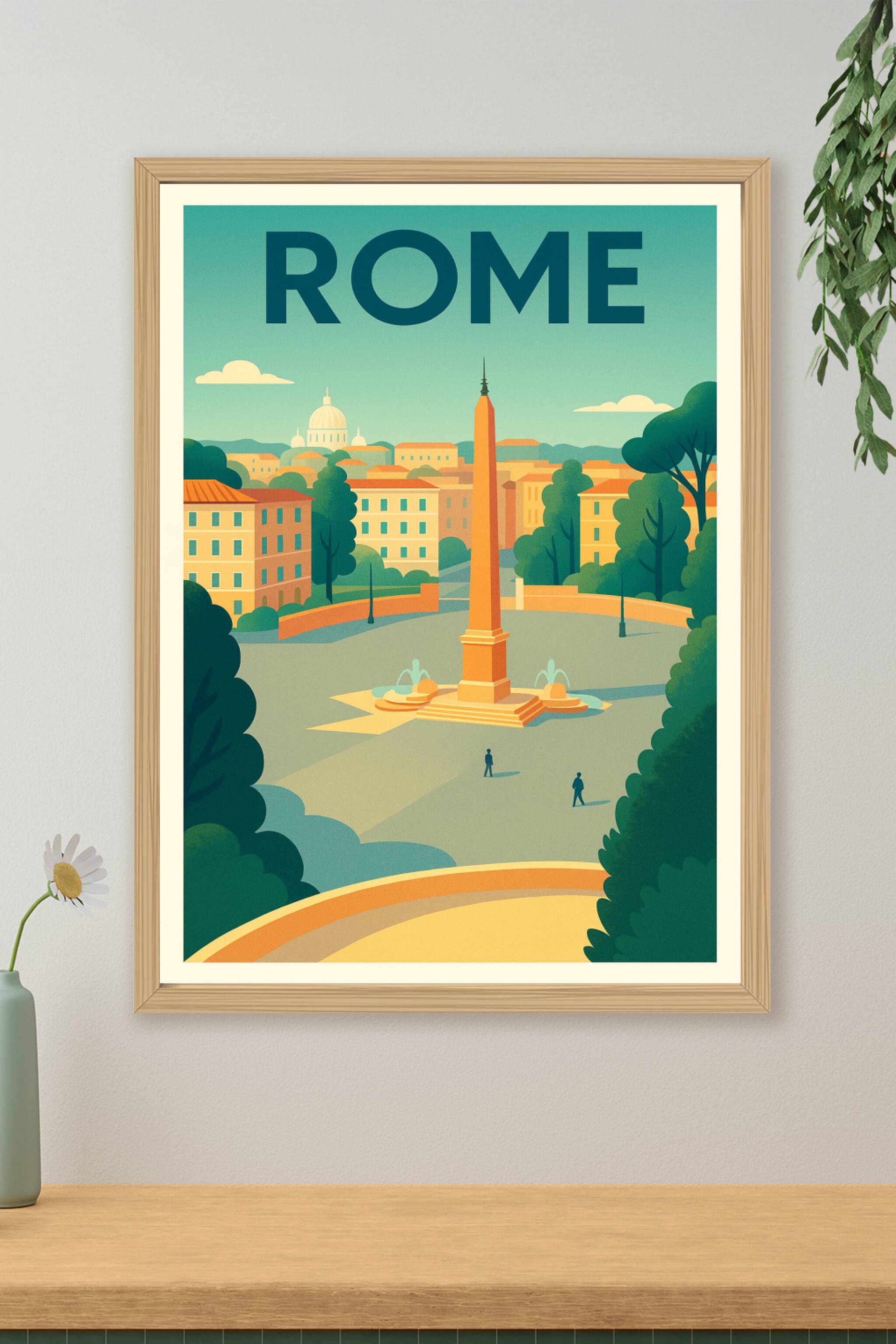 Affiche de Rome - Élégance intemporelle de la Ville Éternelle
