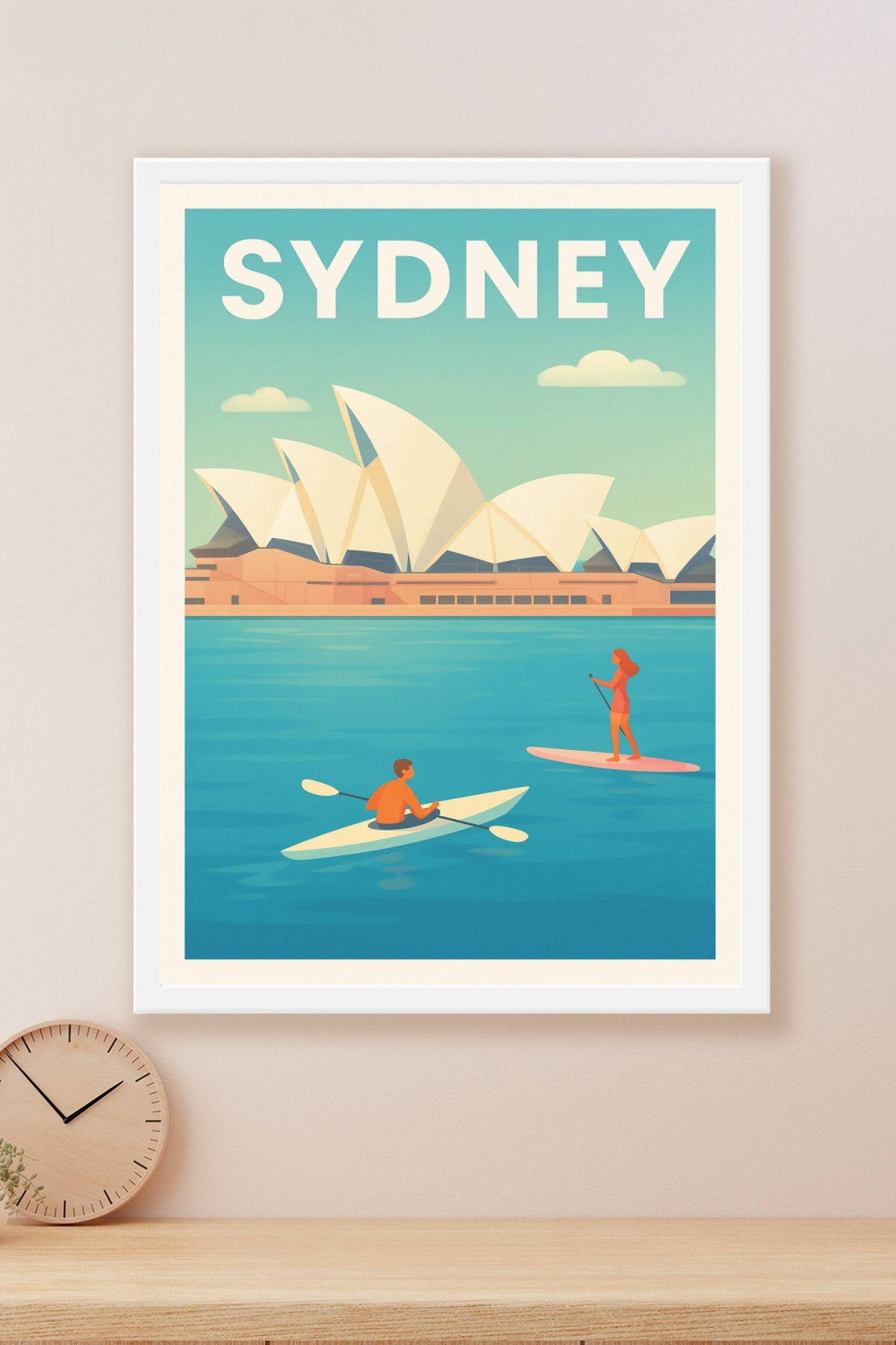 Affiche Sydney — L'évasion nautique emblématique · poster d'art de Sydney