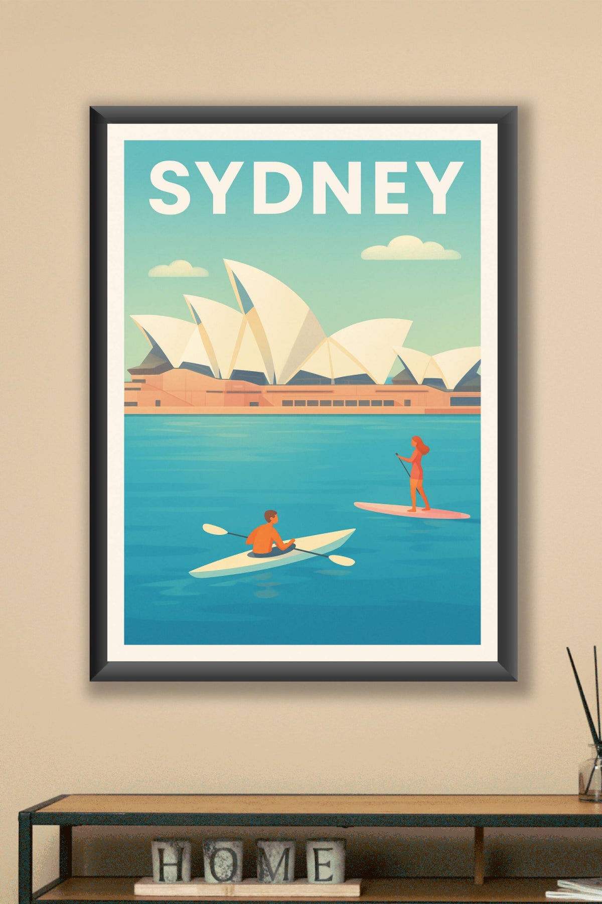 Affiche Sydney — L'évasion nautique emblématique · poster d'art de Sydney