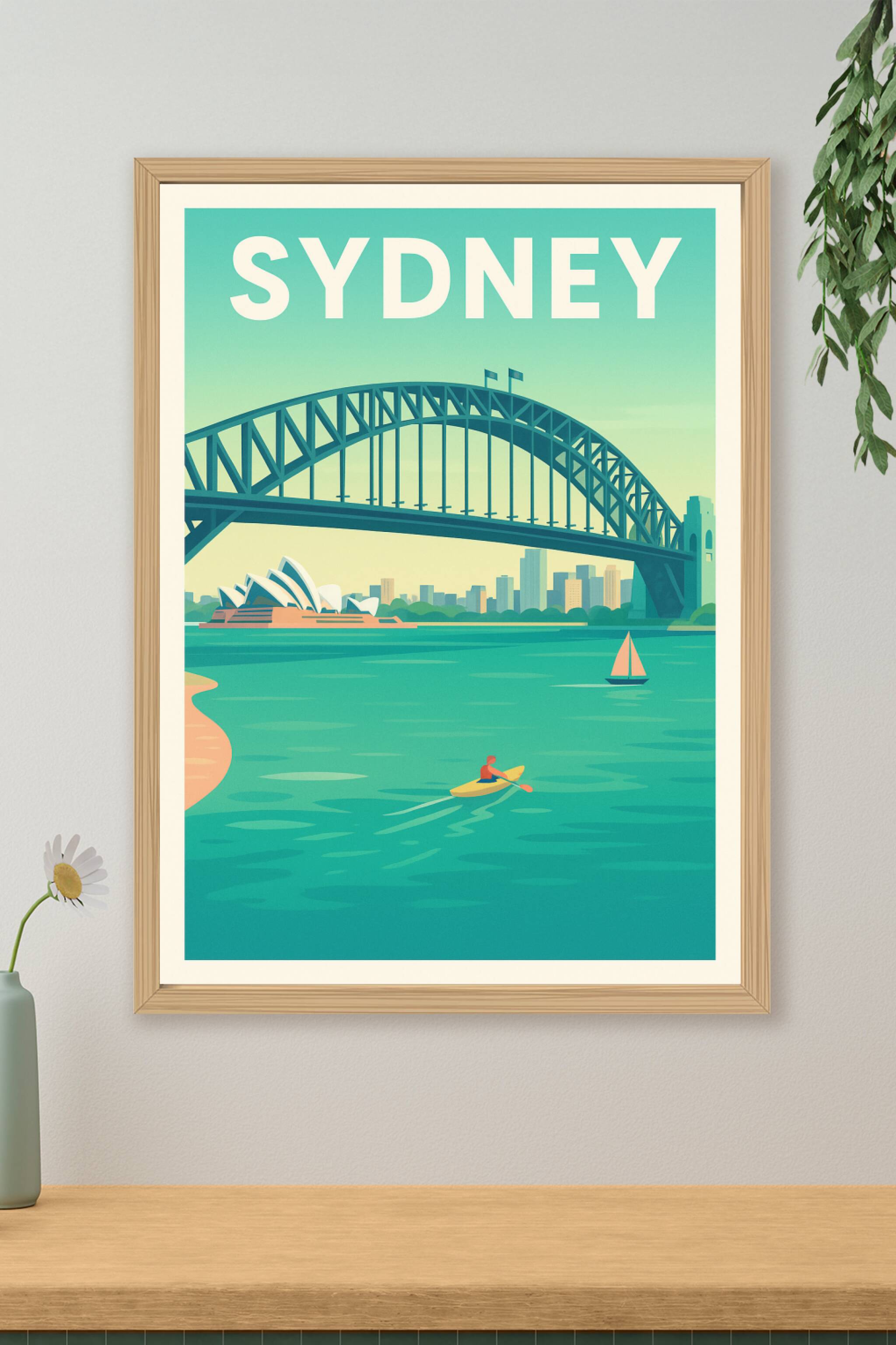 Affiche de Sydney - L’évasion iconique entre mer et architecture