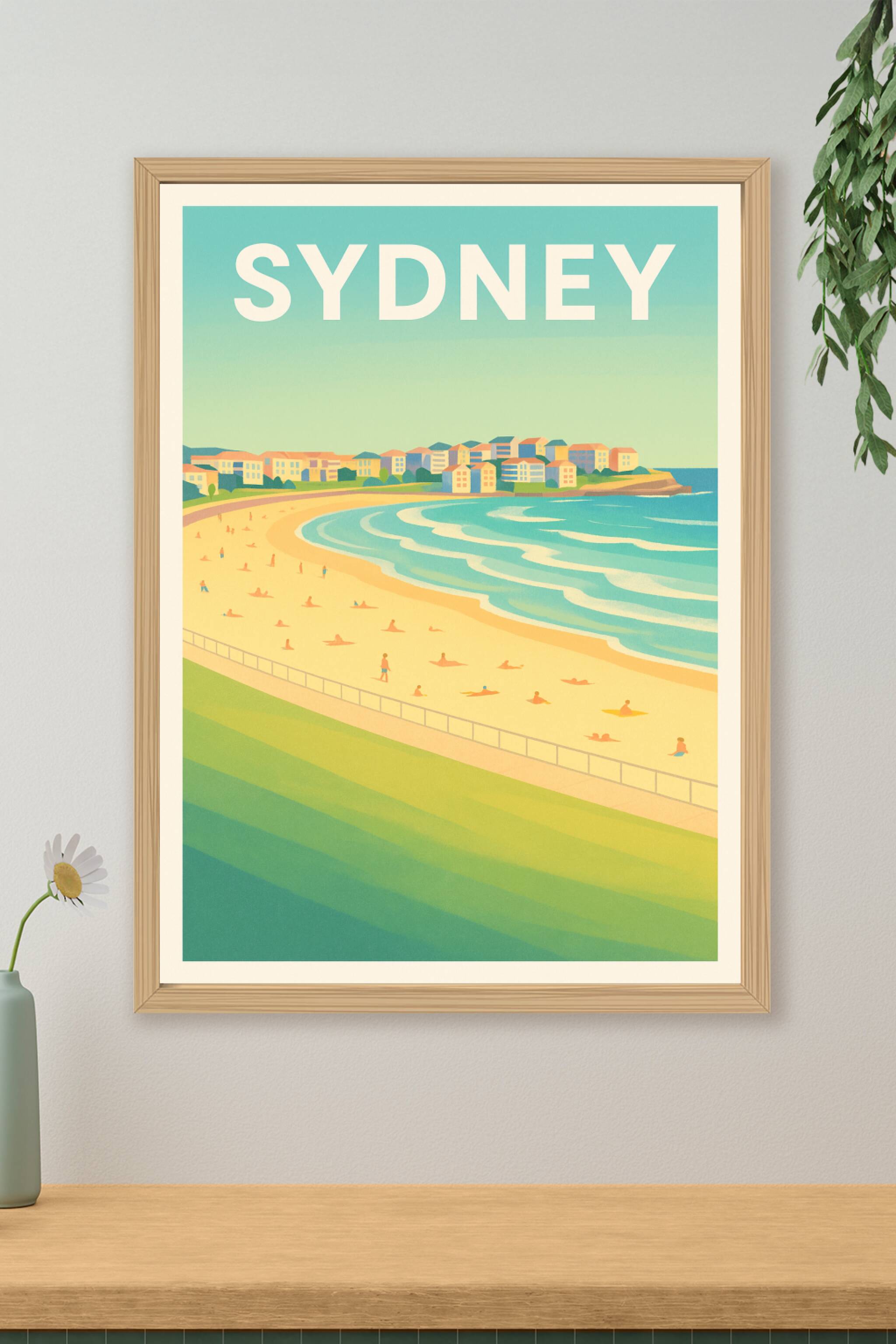 Affiche de Sydney - Évasion ensoleillée au bord de la mer