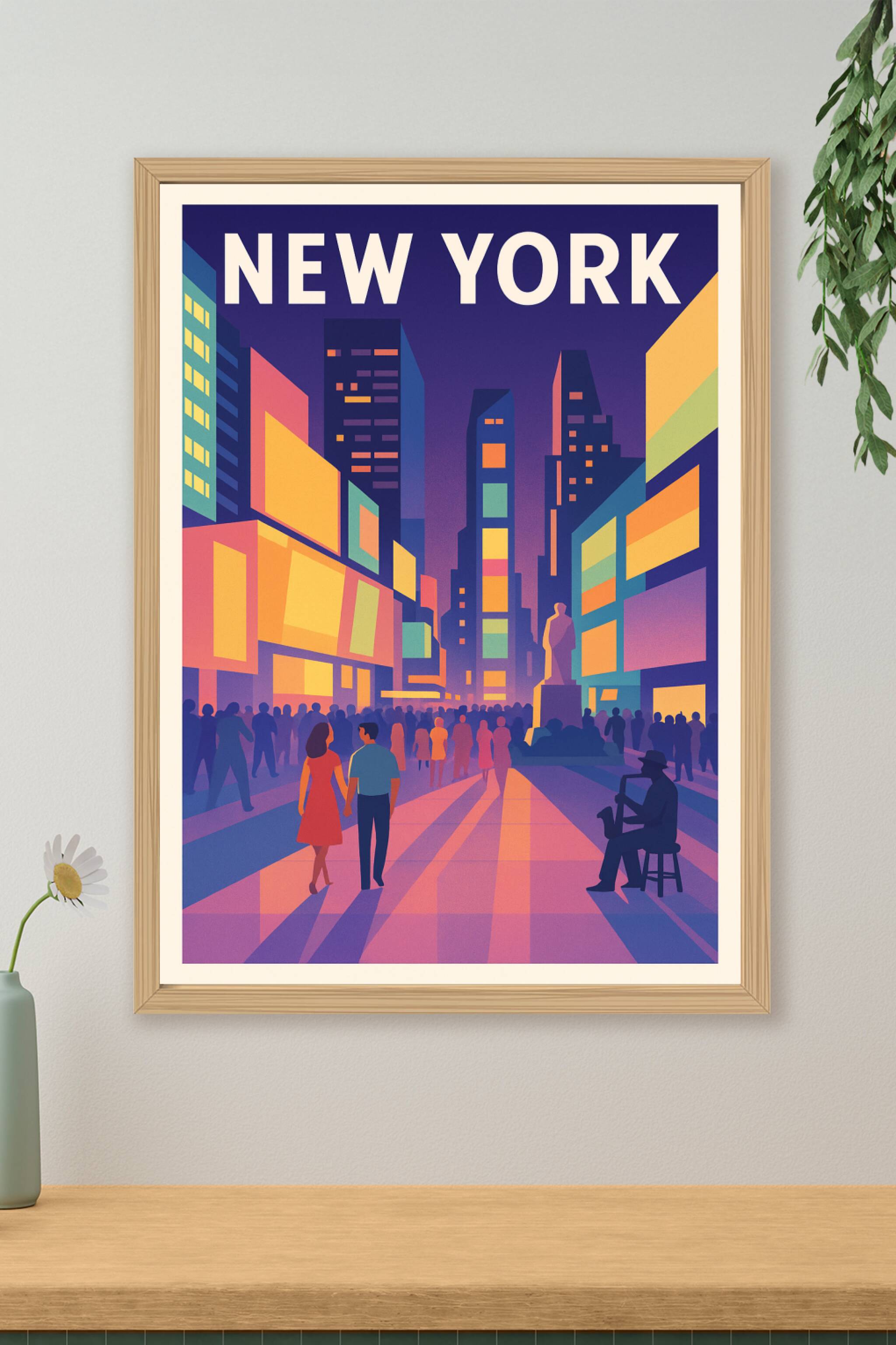Affiche de New York - L'âme vibrante de la Grosse Pomme