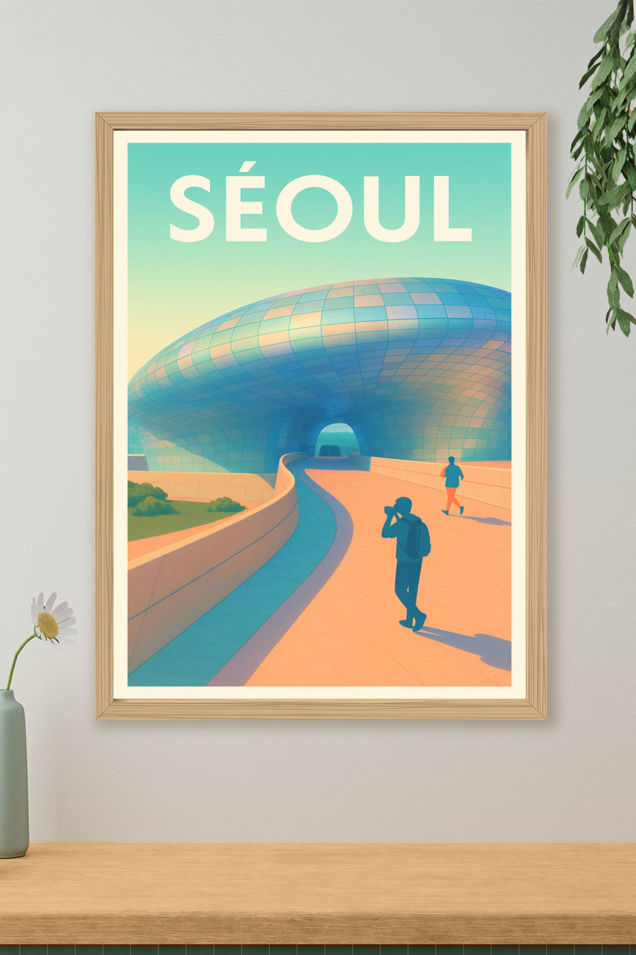 Affiche de Séoul - L'architecture futuriste au cœur de la métropole