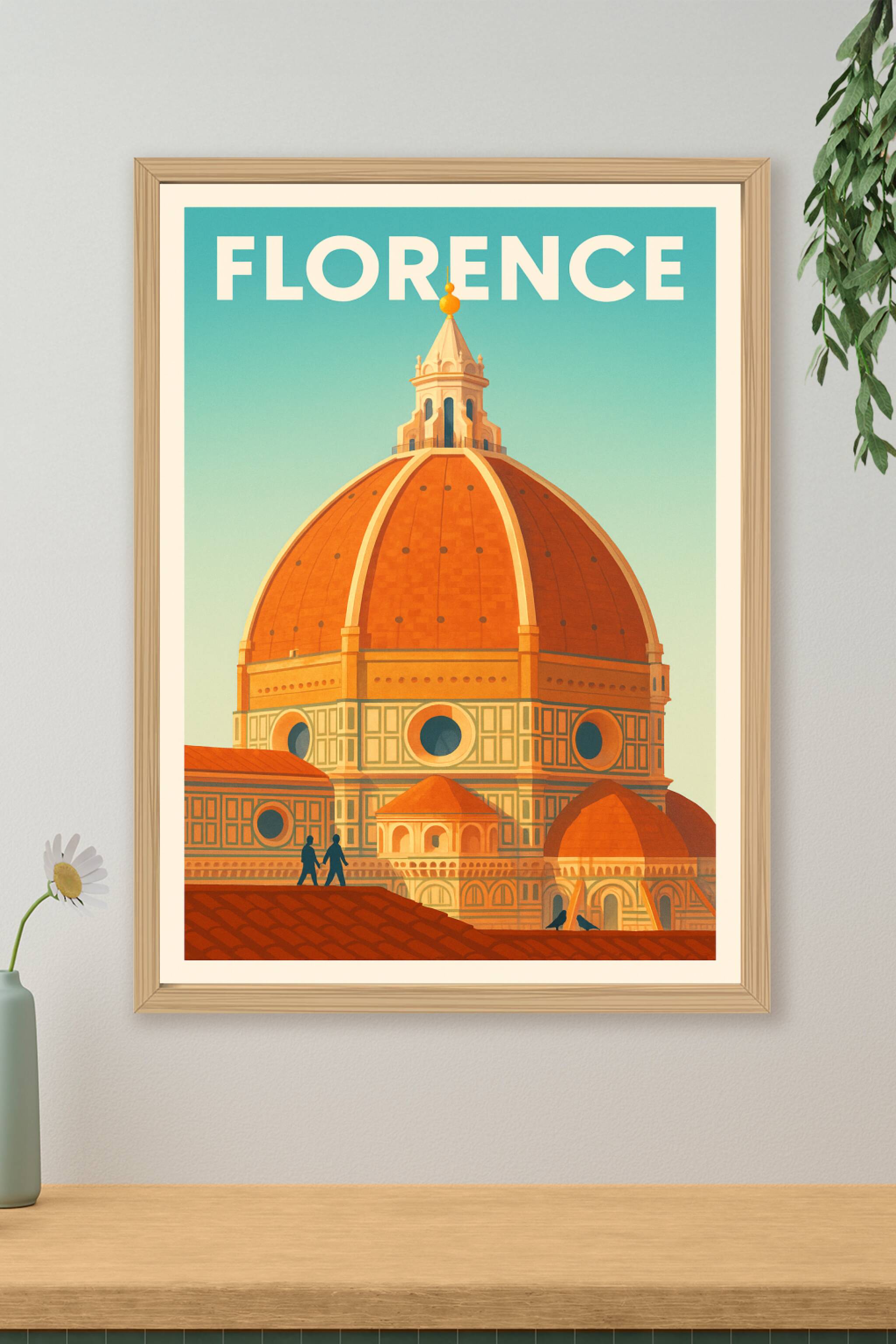 Affiche de Florence - L'emblématique coupole de la Renaissance