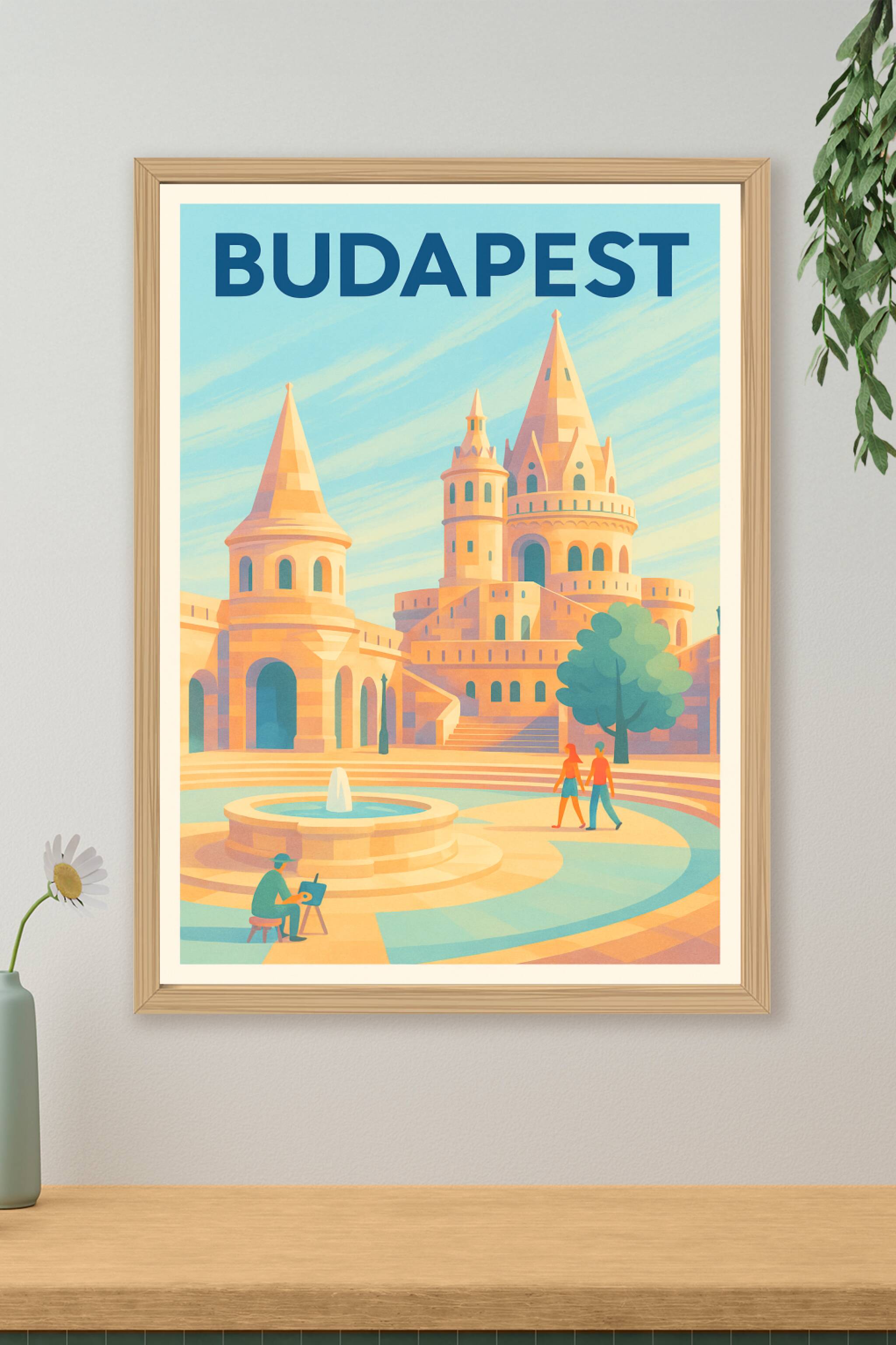 Affiche de Budapest - Voyage au cœur de la beauté historique