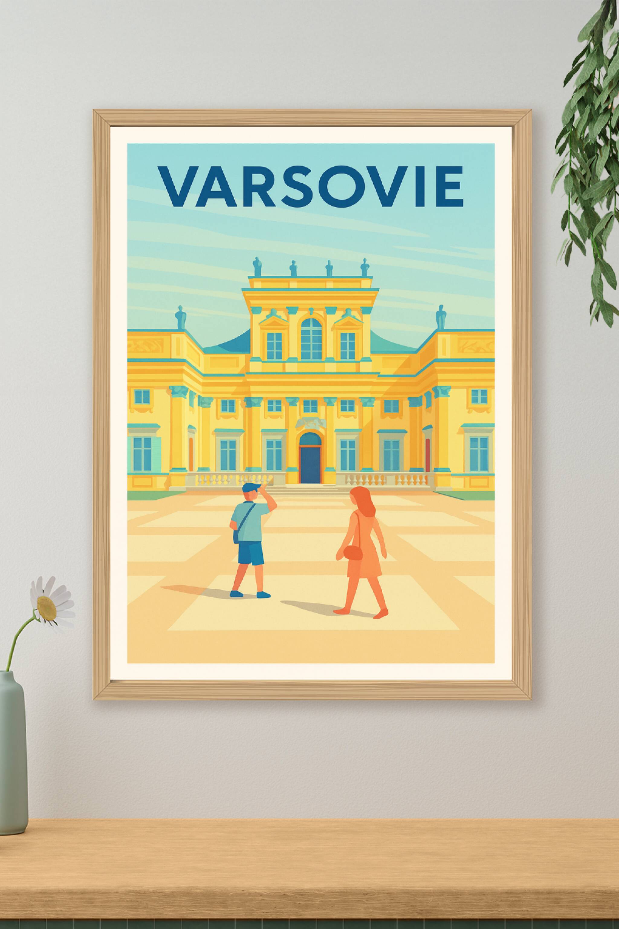 Affiche de Varsovie - Évasion architecturale au cœur de la ville