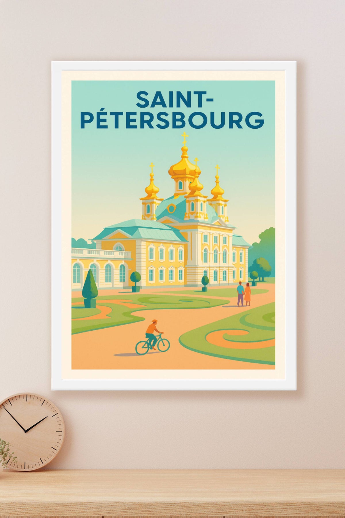 Affiche Saint-Pétersbourg — Élégance impériale et charme russe · poster d'art de Saint-Pétersbourg
