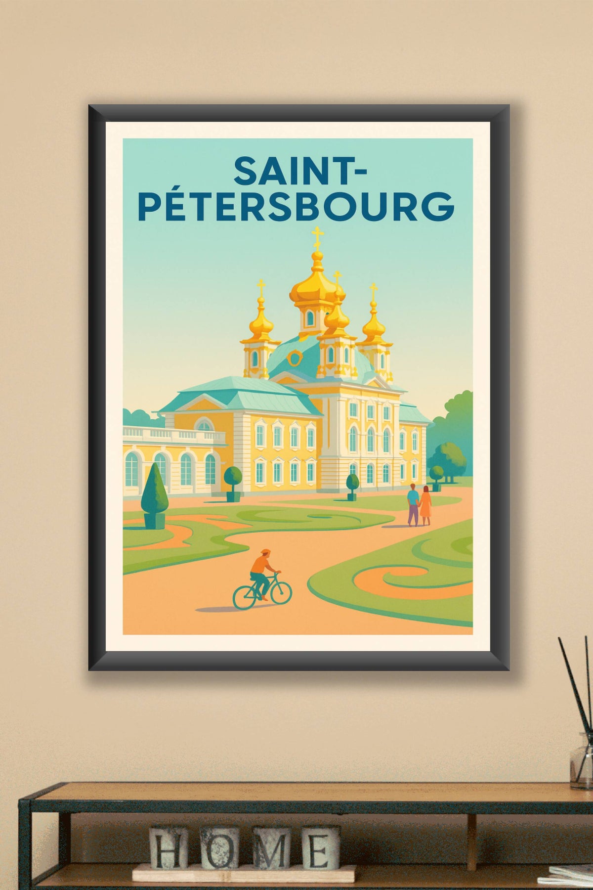Affiche Saint-Pétersbourg — Élégance impériale et charme russe · poster d'art de Saint-Pétersbourg