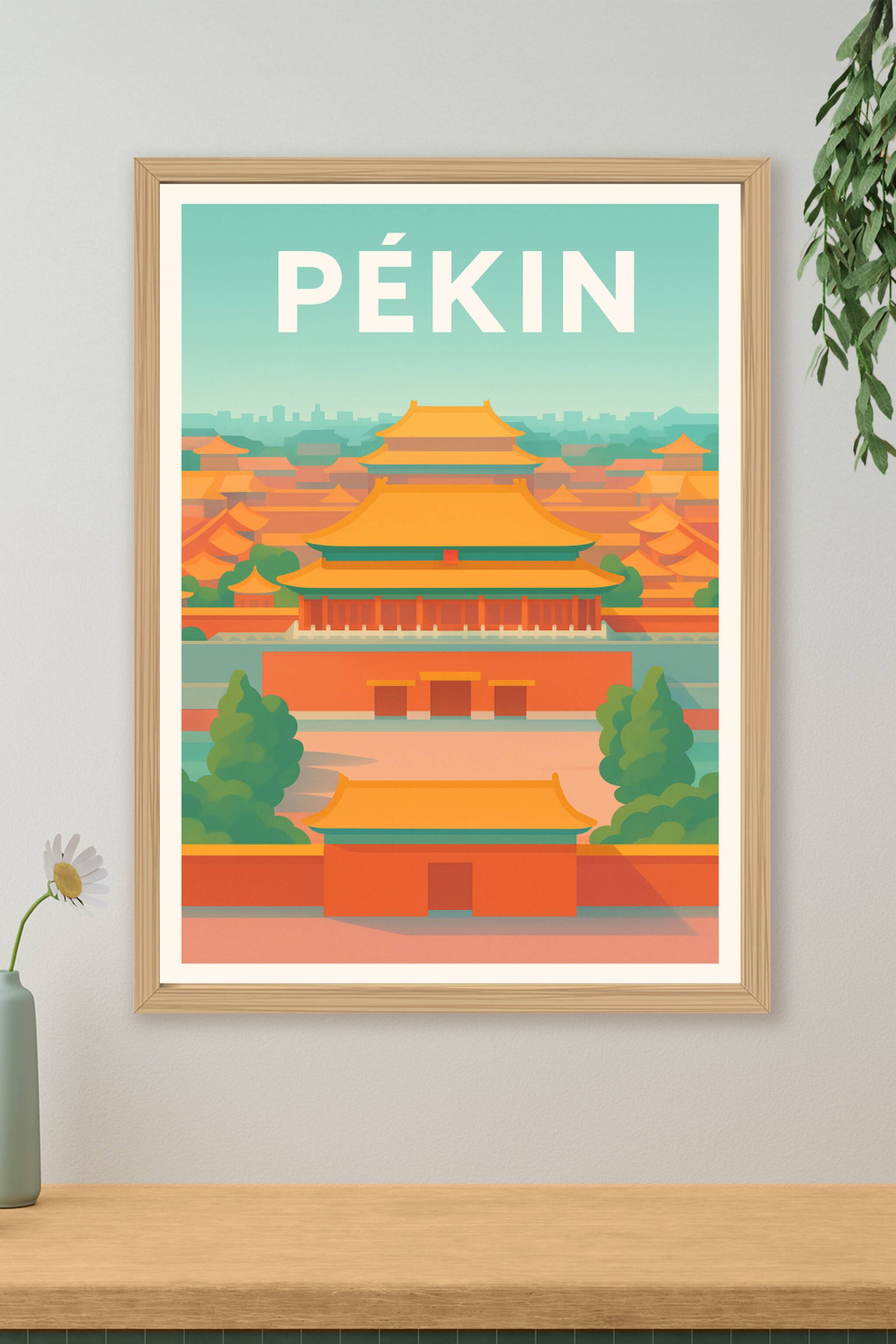 Affiche de Pékin - Élégance impériale au cœur de la Chine