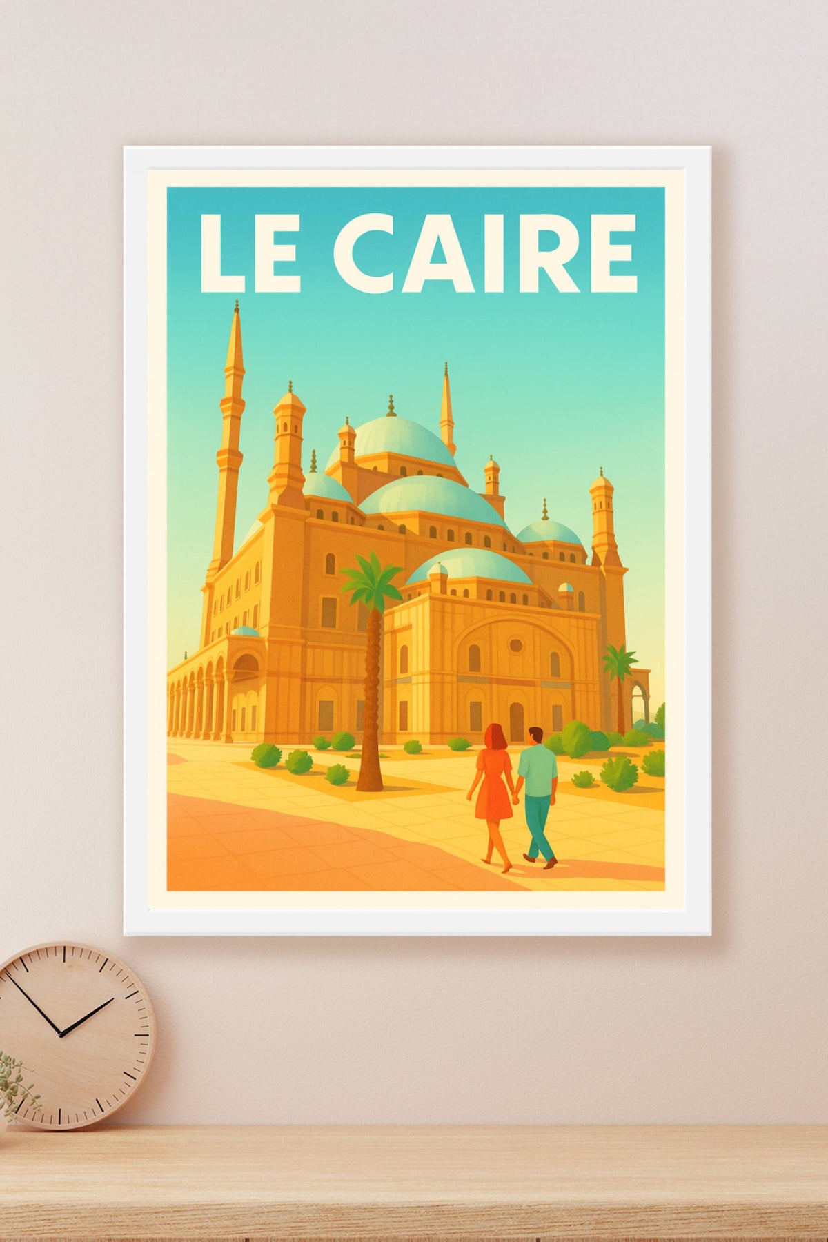 Affiche Le Caire — Voyage au cœur de la perle du Nil · poster d'art de Le Caire