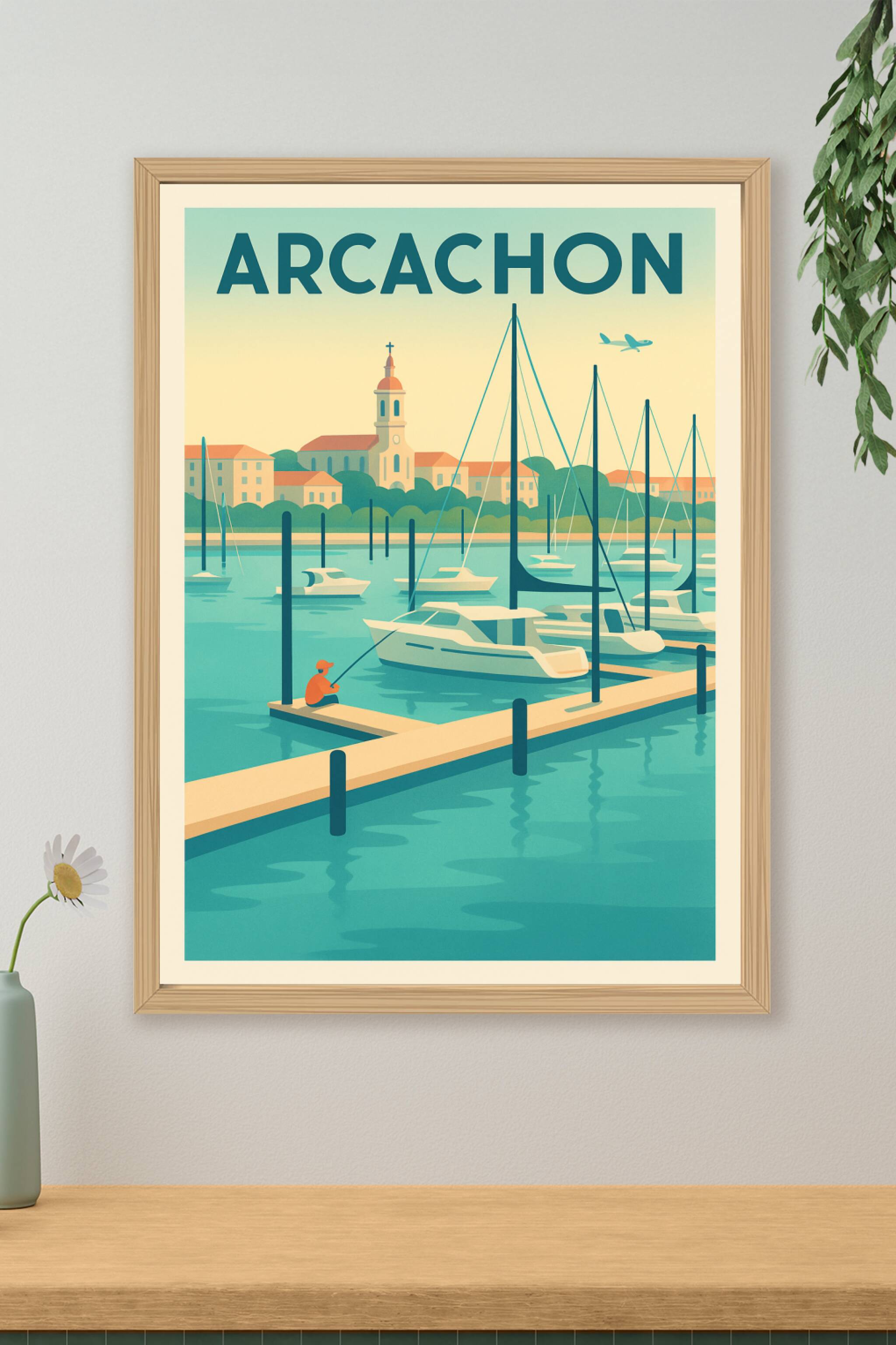 Affiche de Arcachon - Escapade paisible au bord du bassin